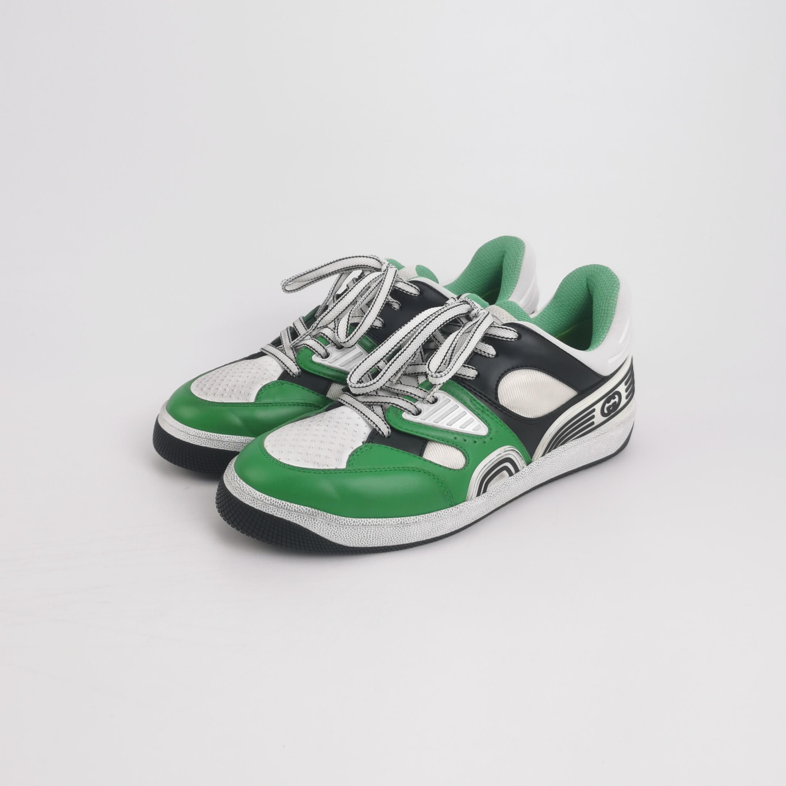 Gucci Gucci Basket Multi-Color Sneakers 42 Size US 9 / EU 42 - 3 Thumbnail