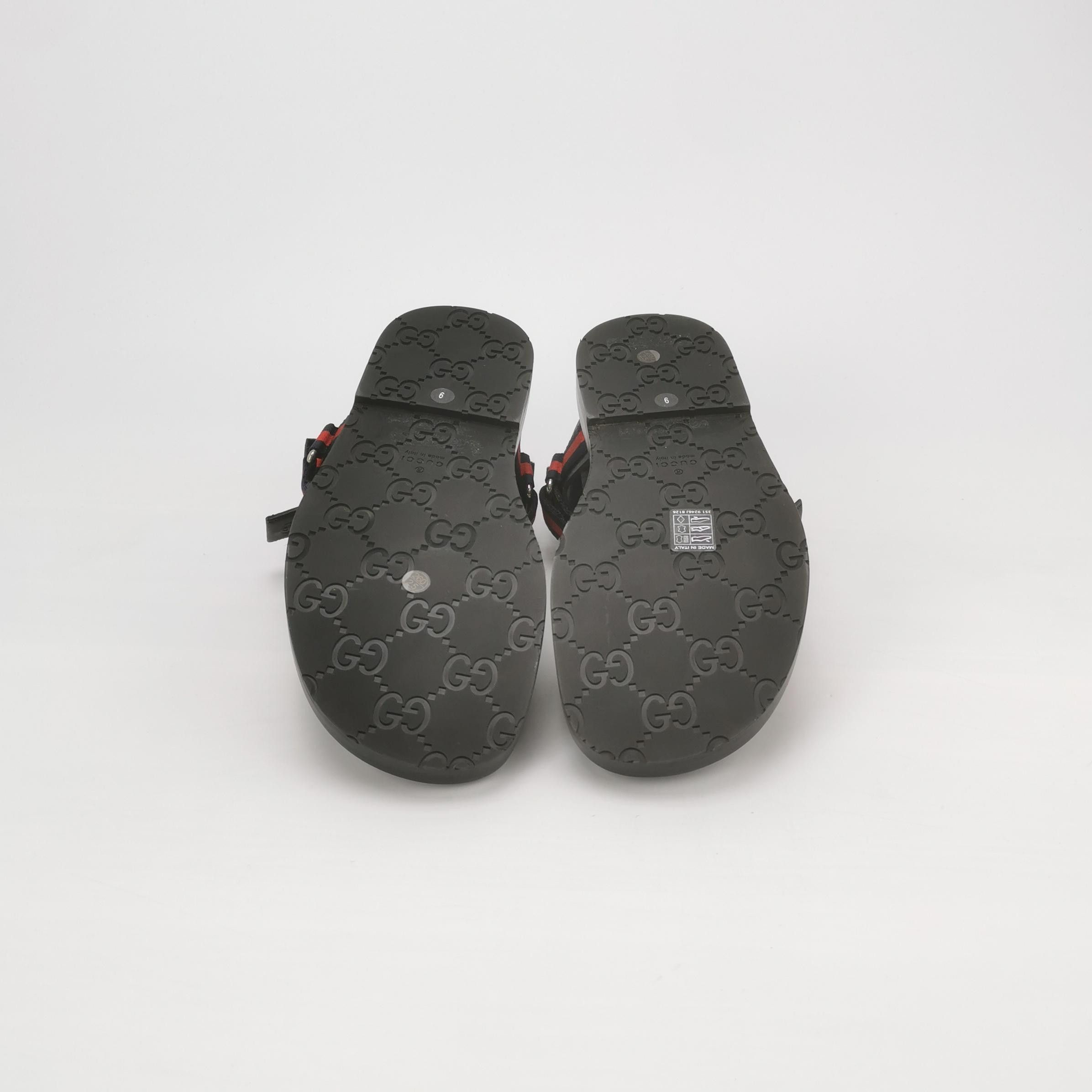 Gucci Gucci Webbing Striped Strap Sandals Size 43 Size US 10 / EU 43 - 6 Thumbnail