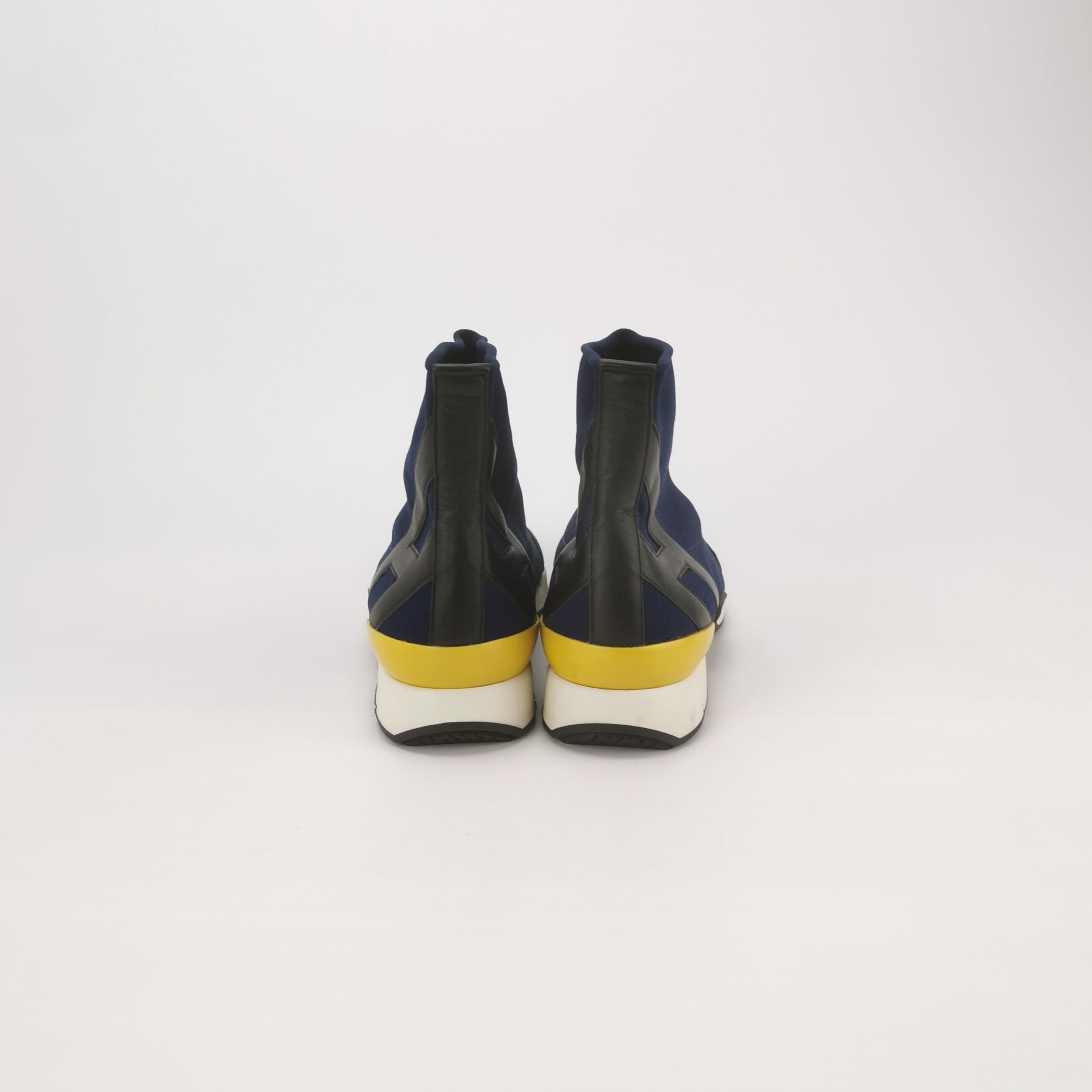 Hermes Hermes Navy Sock Colorblock Sneakers Size 42 Size US 9 / EU 42 - 5 Thumbnail