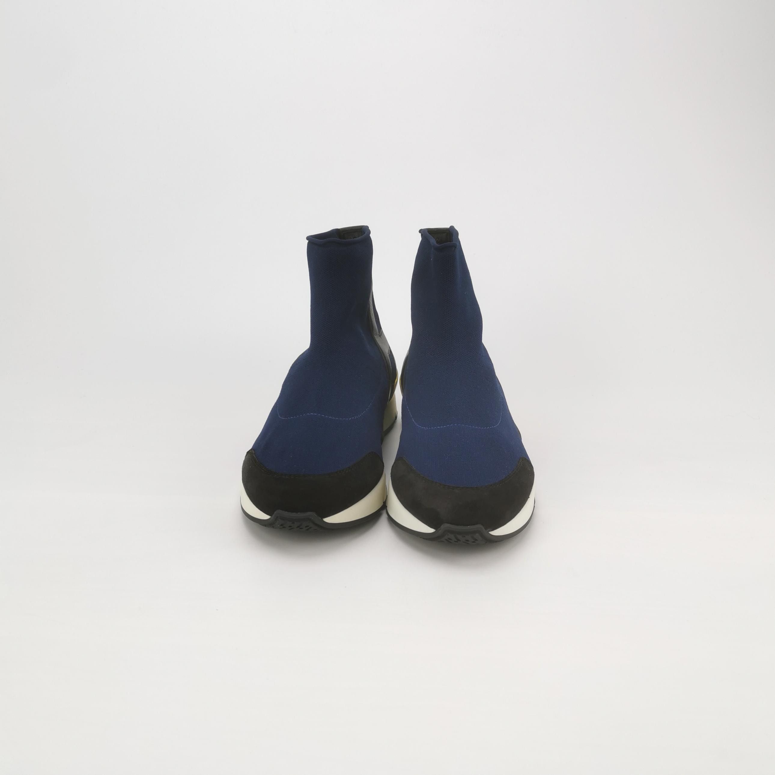 Hermes Hermes Navy Sock Colorblock Sneakers Size 42 Size US 9 / EU 42 - 4 Thumbnail