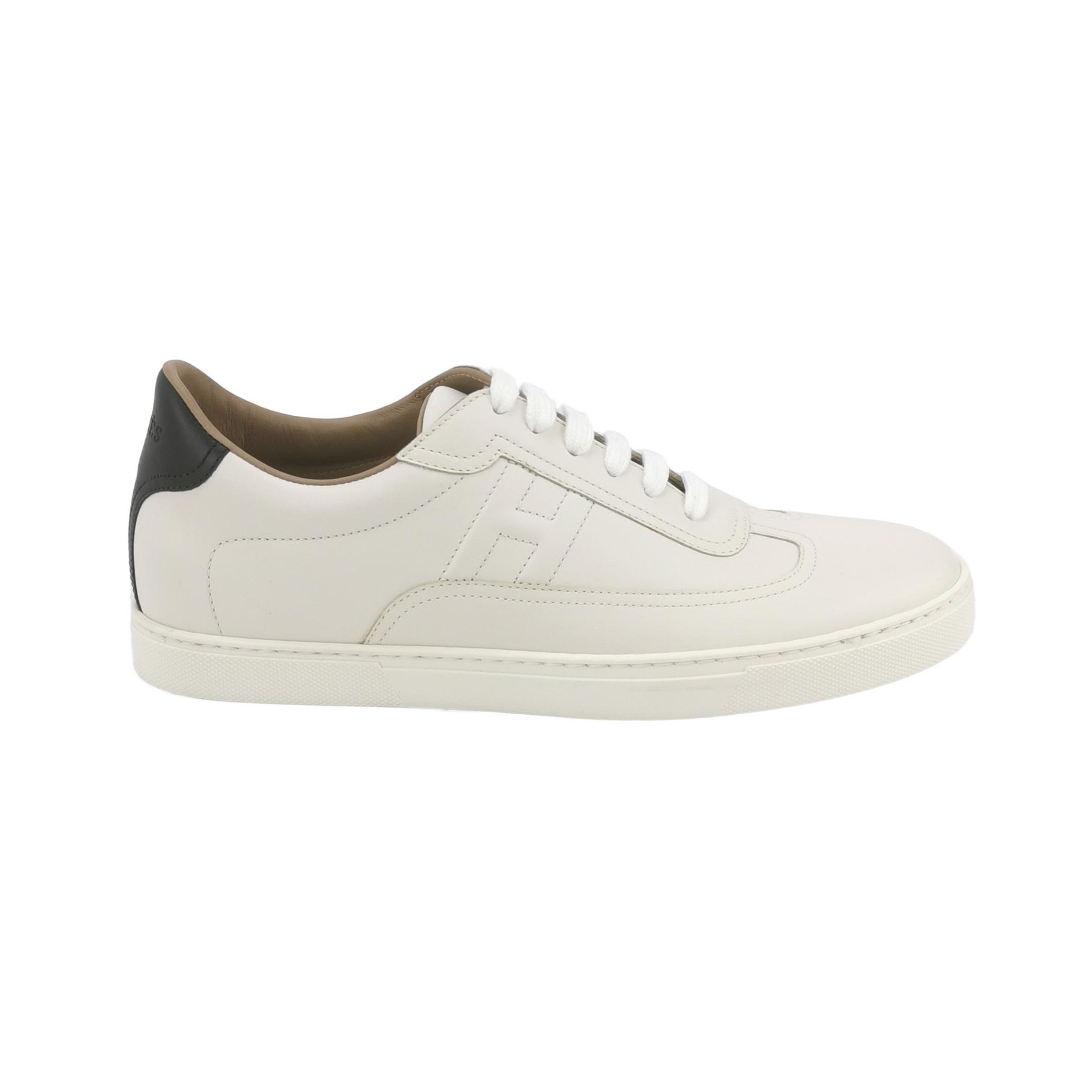 Hermes Hermes Quicker Leather Low-Top Sneakers 42 Size US 9 / EU 42 - 2 Thumbnail