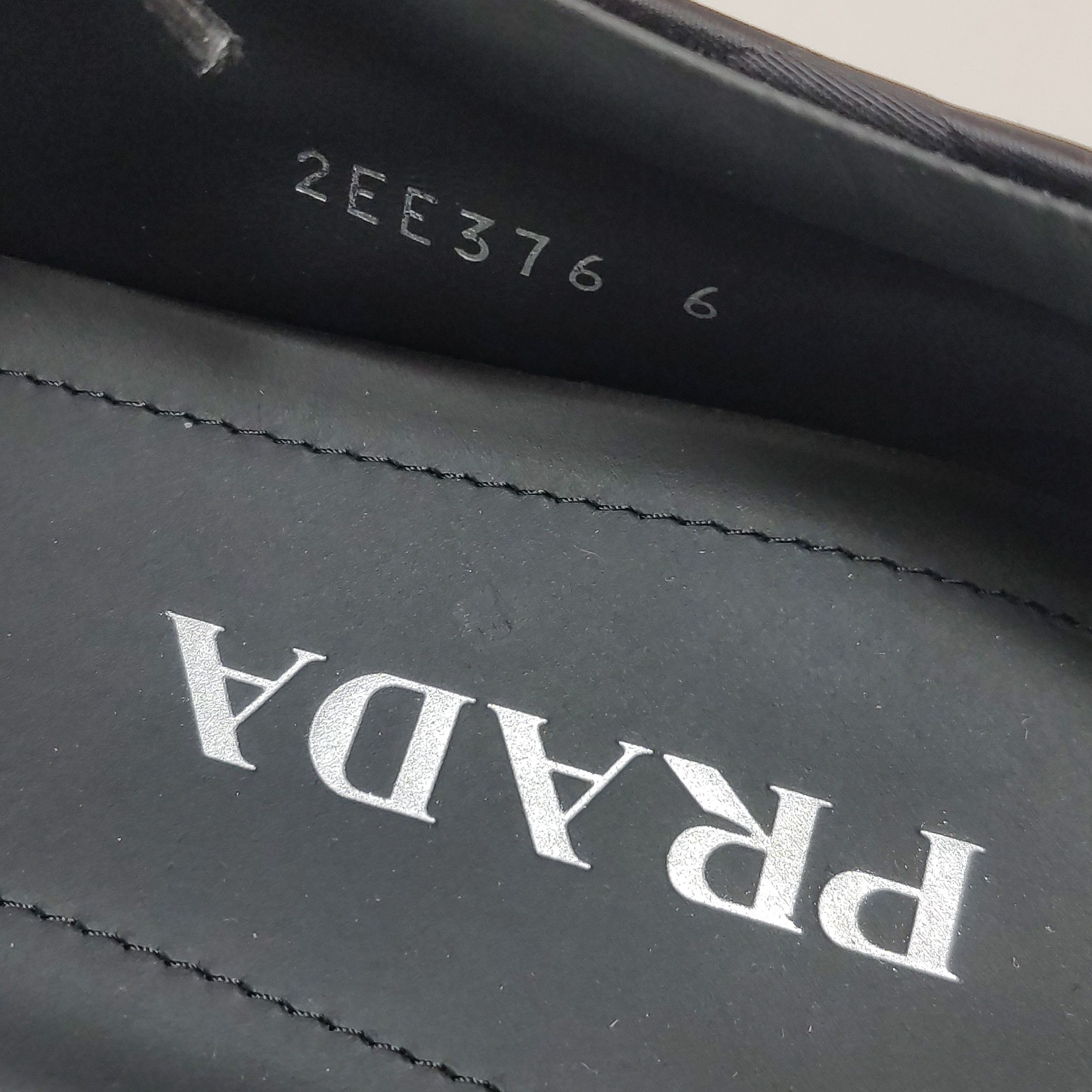 Prada Prada Triangle Logo Leather Nylon Sneakers 7 Size US 7 / EU 40 - 8 Thumbnail
