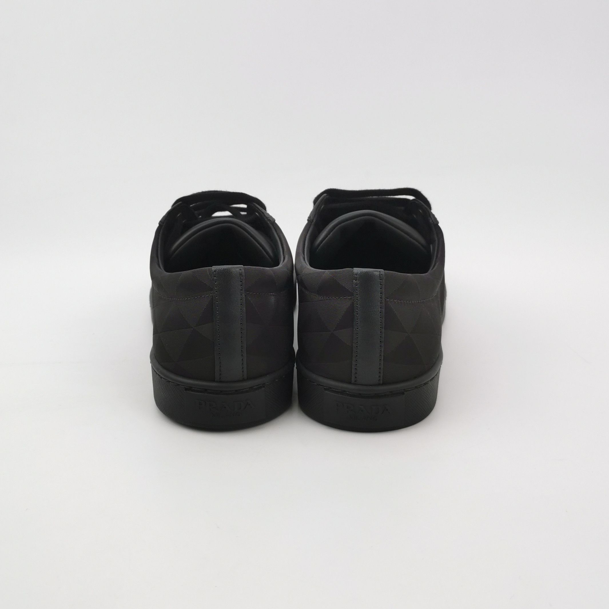 Prada Prada Triangle Logo Leather Nylon Sneakers 7 Size US 7 / EU 40 - 5 Thumbnail