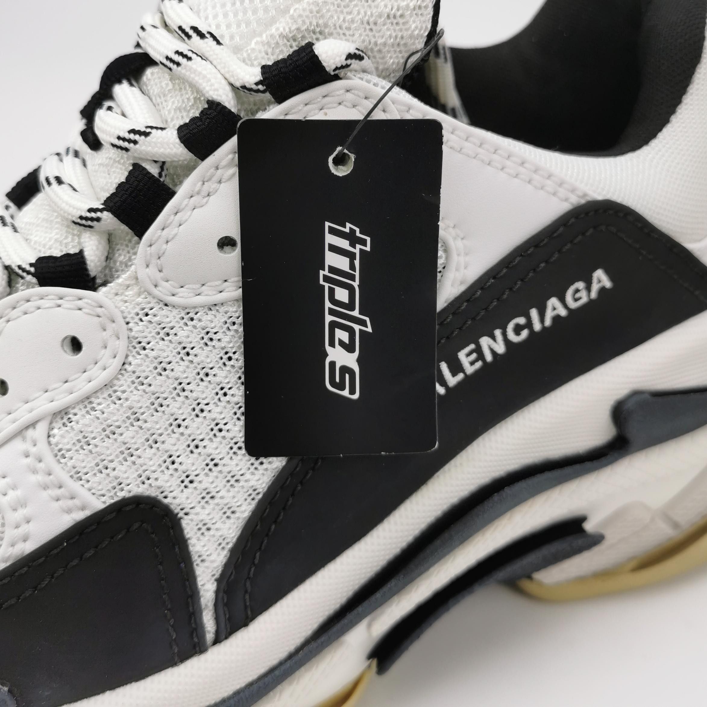 Balenciaga Balenciaga Triple S Mesh Leather Sneakers 41 Size US 8 / EU 41 - 8 Thumbnail