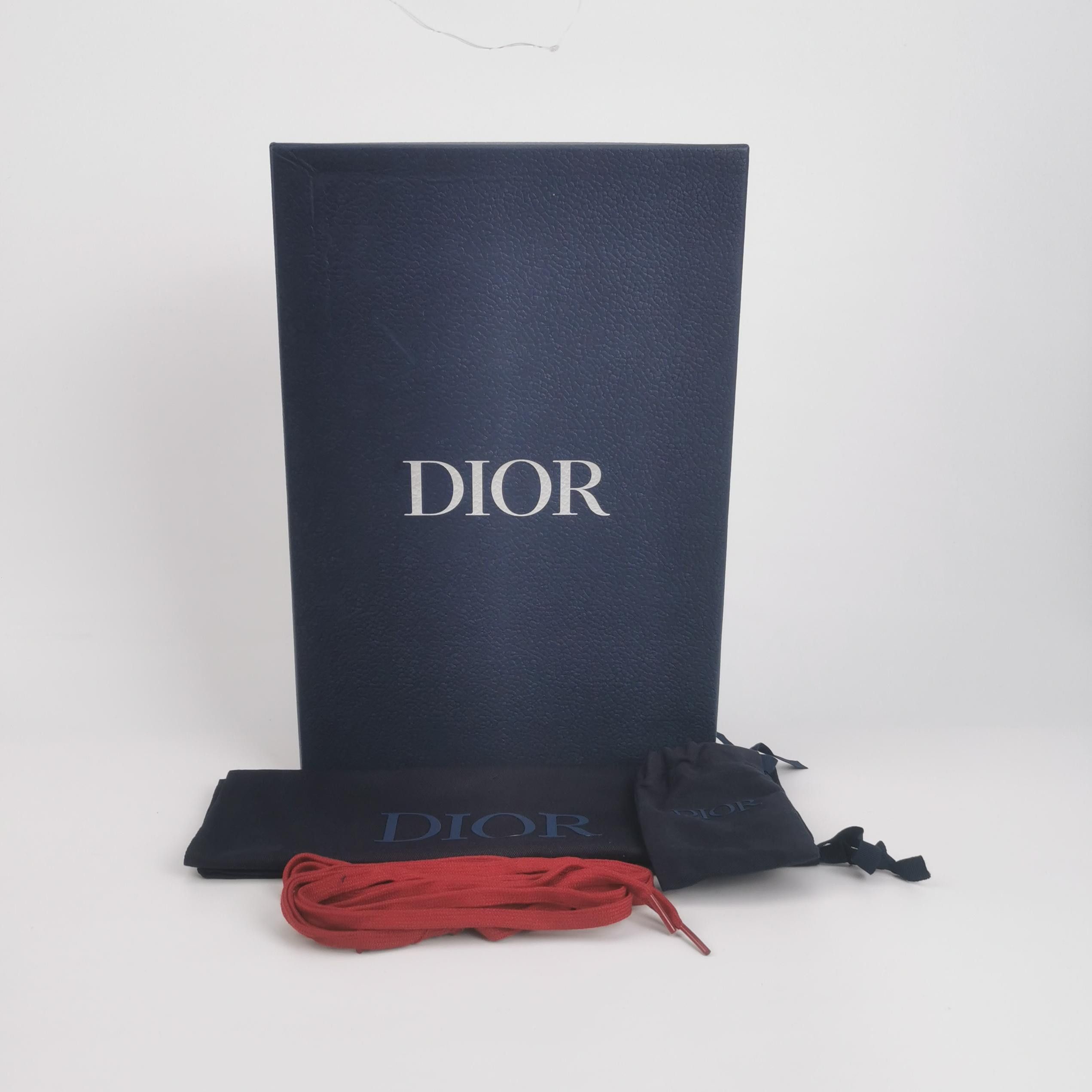 Dior Dior B57 Red Oblique Hi-Top Sneakers EU 43.5 Size US 10 / EU 43 - 7 Thumbnail