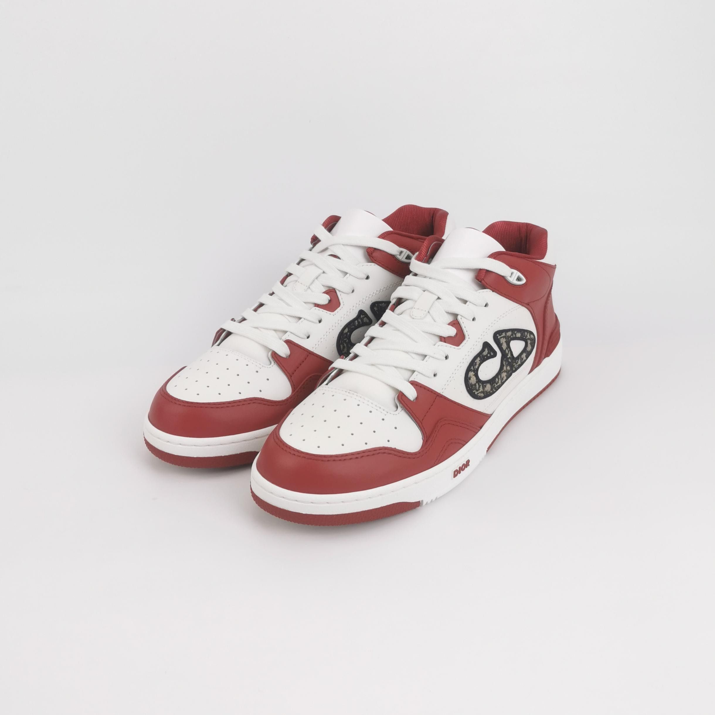 Dior Dior B57 Red Oblique Hi-Top Sneakers EU 43.5 Size US 10 / EU 43 - 3 Thumbnail
