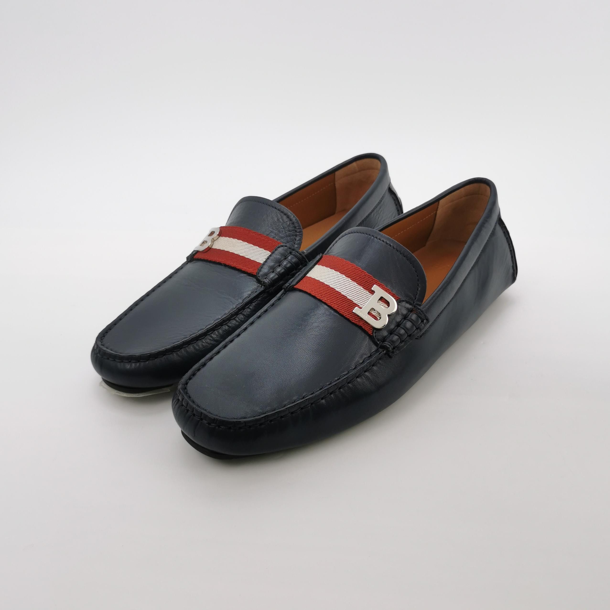 Bally Bally Logo Stripe Leather Loafers Size 42 Size US 9 / EU 42 - 3 Thumbnail
