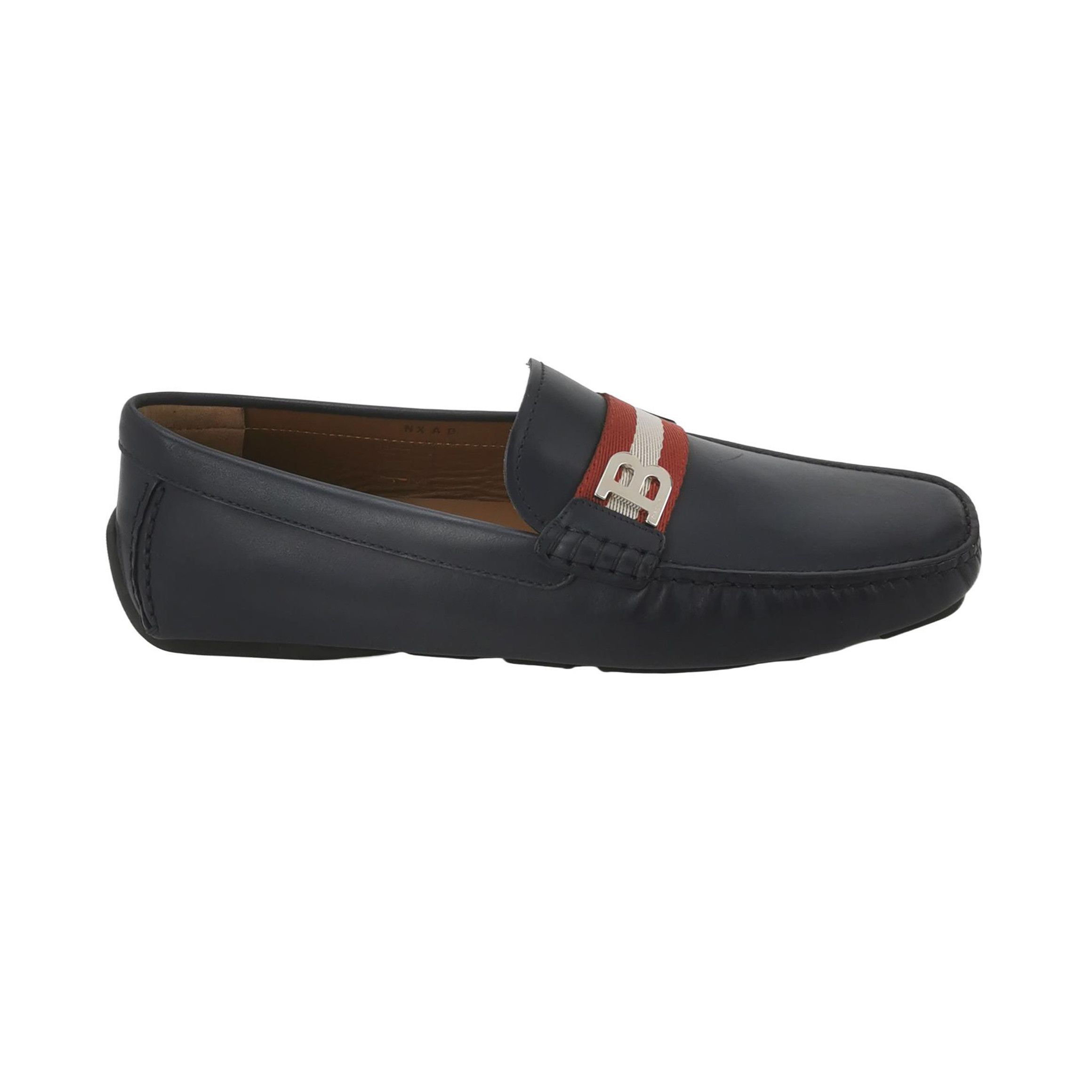 Bally Bally B-Logo Striped Leather Loafers EU 41 Size US 8 / EU 41 - 2 Thumbnail
