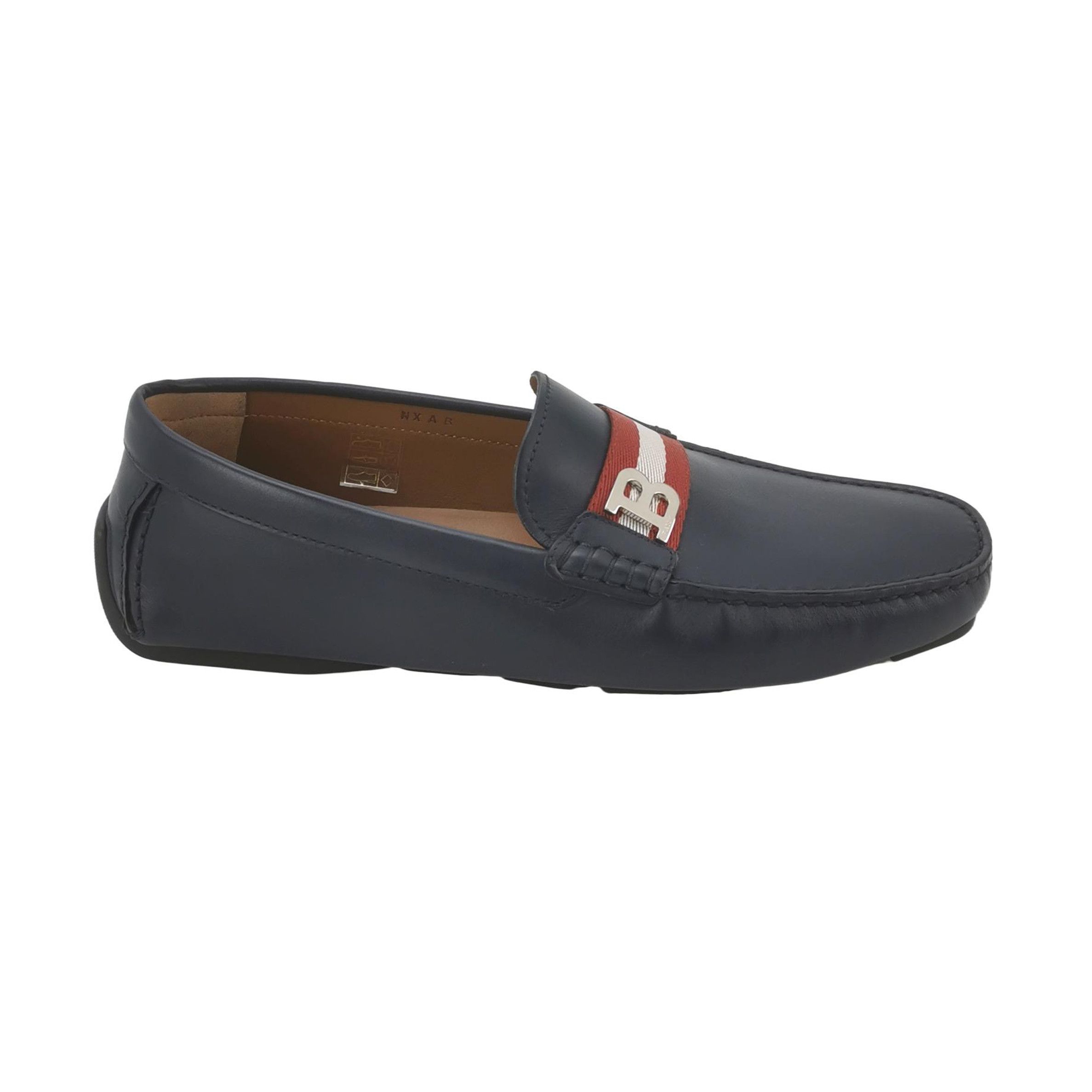 Bally Bally Stripe Logo Leather Loafers EU 41.5 Size US 8 / EU 41 - 2 Thumbnail