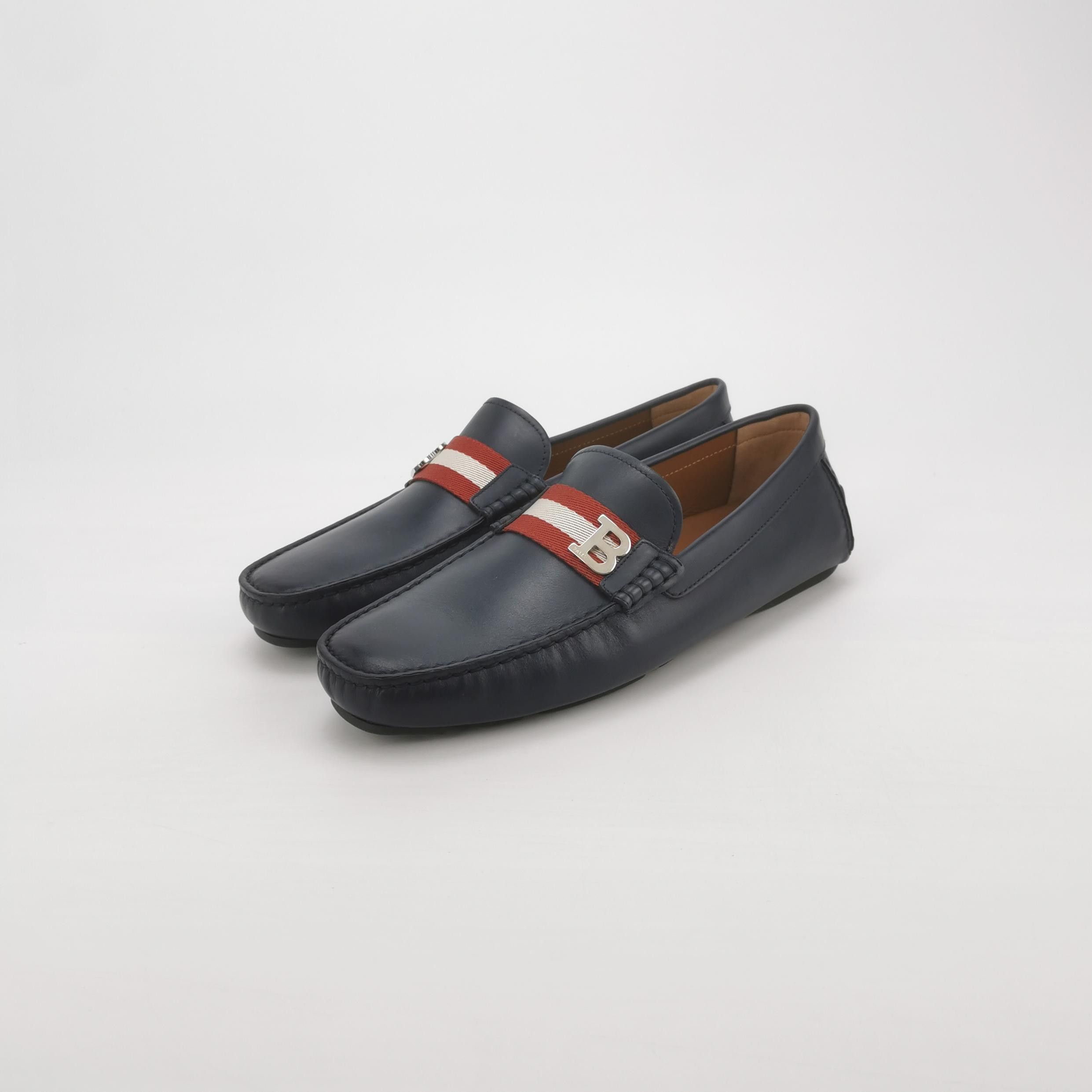 Bally Bally Striped Leather B Logo Loafers Size 41.5 Size US 8 / EU 41 - 3 Thumbnail