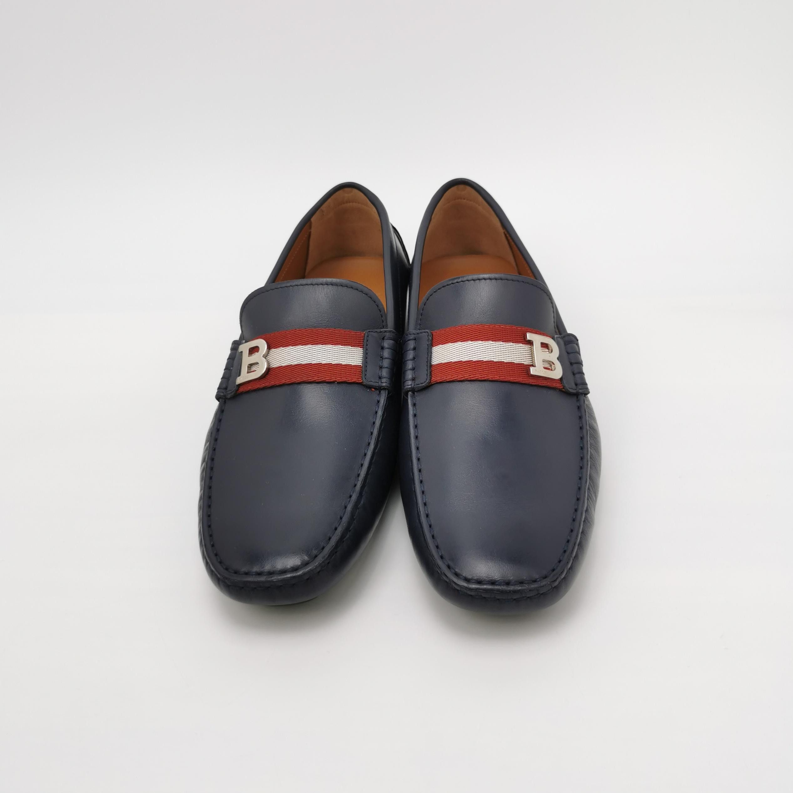 Bally Bally Striped B-Logo Leather Loafers 42.5 Size US 9 / EU 42 - 4 Thumbnail