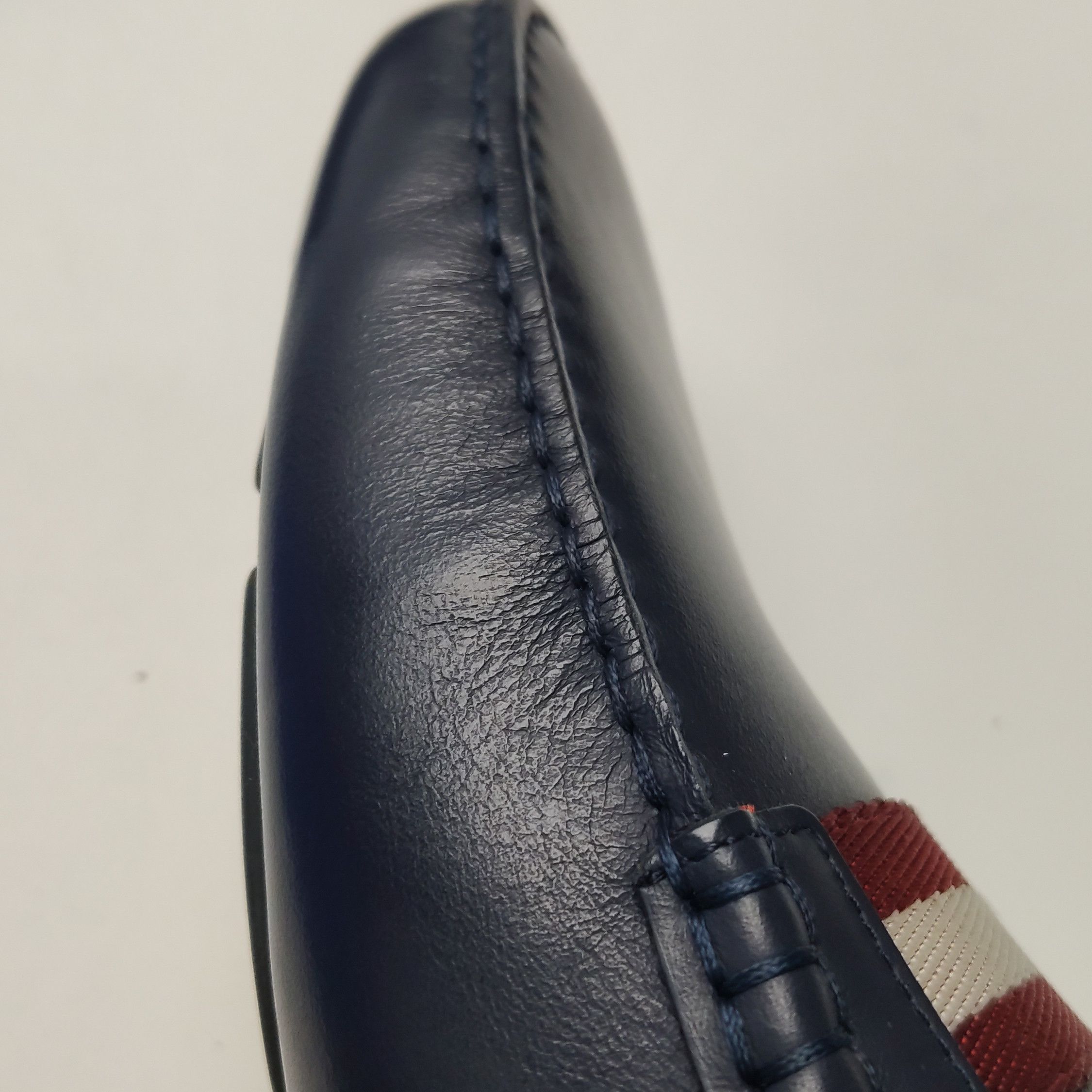 Bally Bally Striped B-Logo Leather Loafers 42.5 Size US 9 / EU 42 - 13 Thumbnail