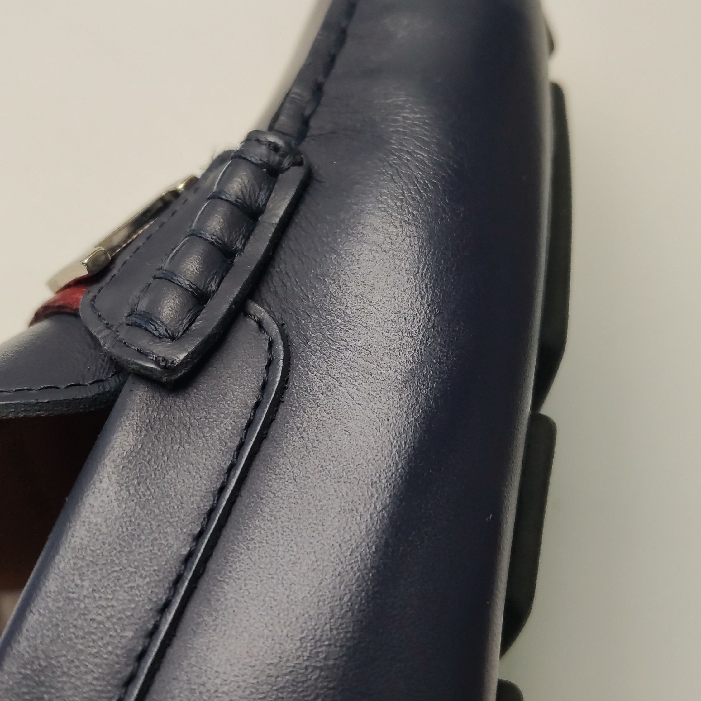Bally Bally Striped B-Logo Leather Loafers 42.5 Size US 9 / EU 42 - 8 Thumbnail