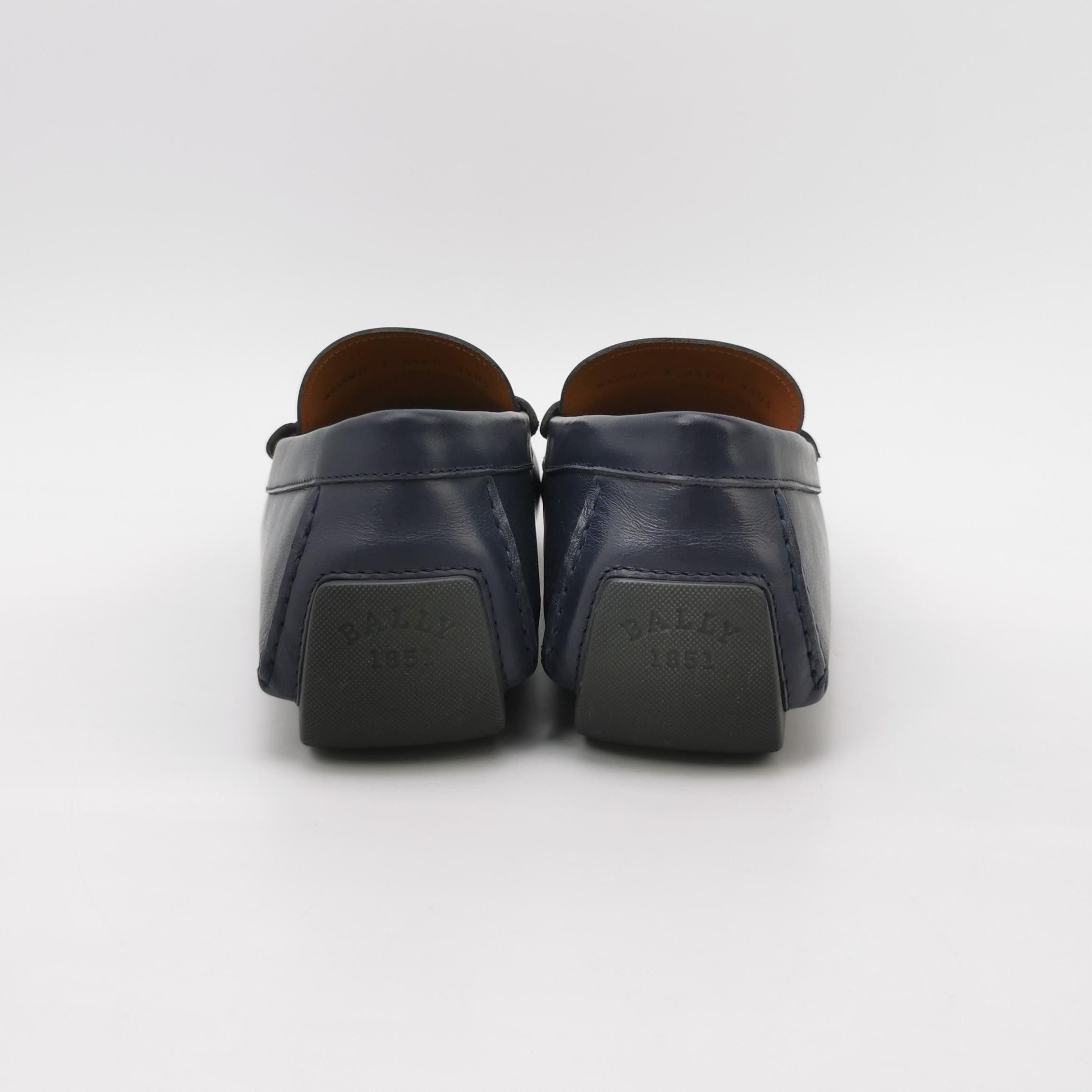 Bally Bally Striped B-Logo Leather Loafers 42.5 Size US 9 / EU 42 - 5 Thumbnail