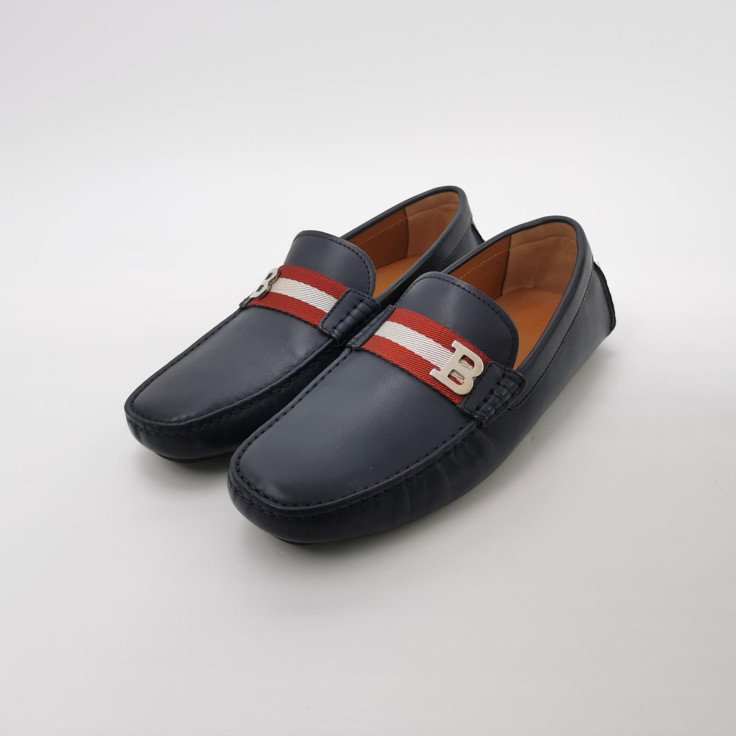 Bally Bally Stripe B-Logo Leather Loafers Size 40 Size US 7 / EU 40 - 3 Thumbnail