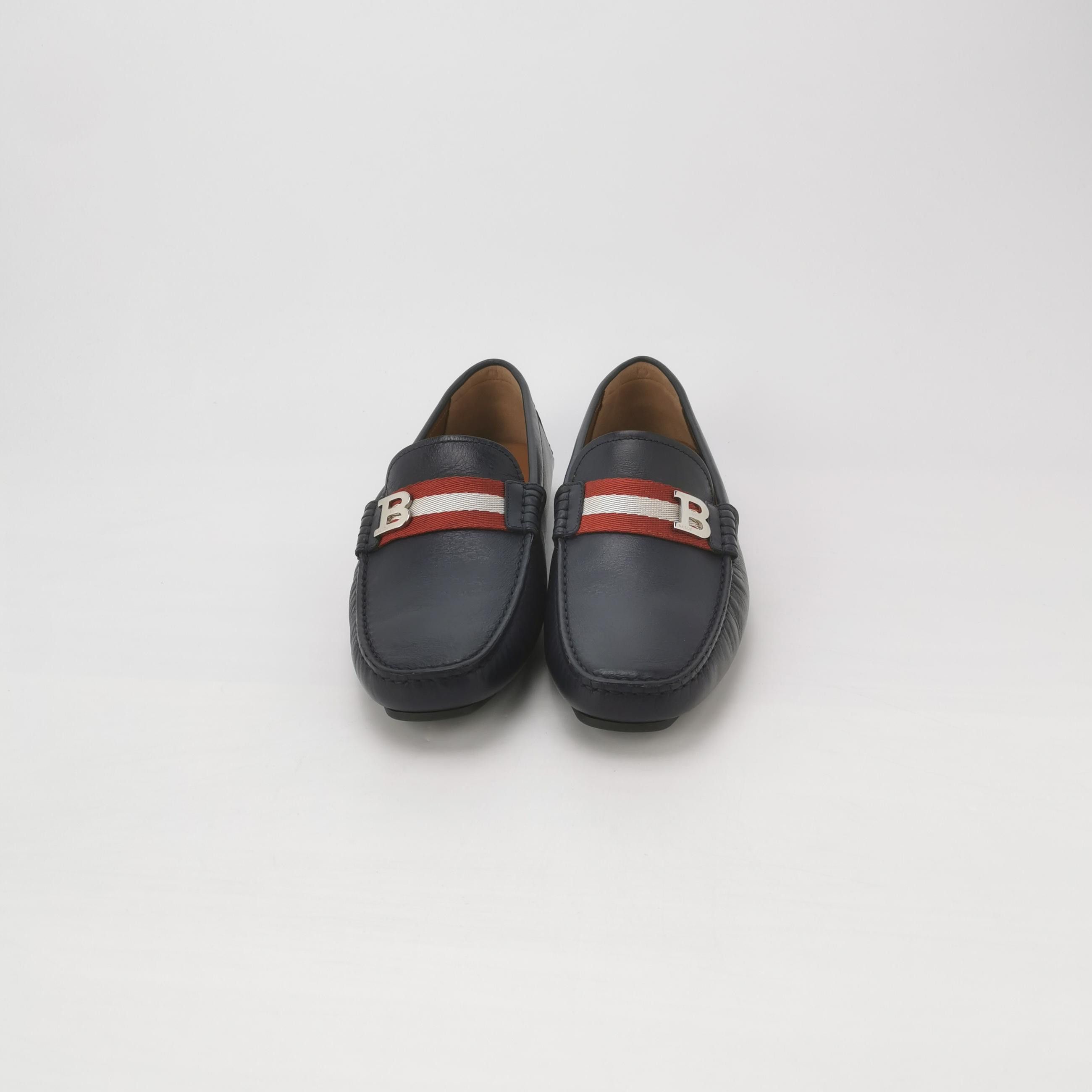 Bally Bally Stripe B Logo Leather Loafers EU 40 Size US 7 / EU 40 - 4 Thumbnail