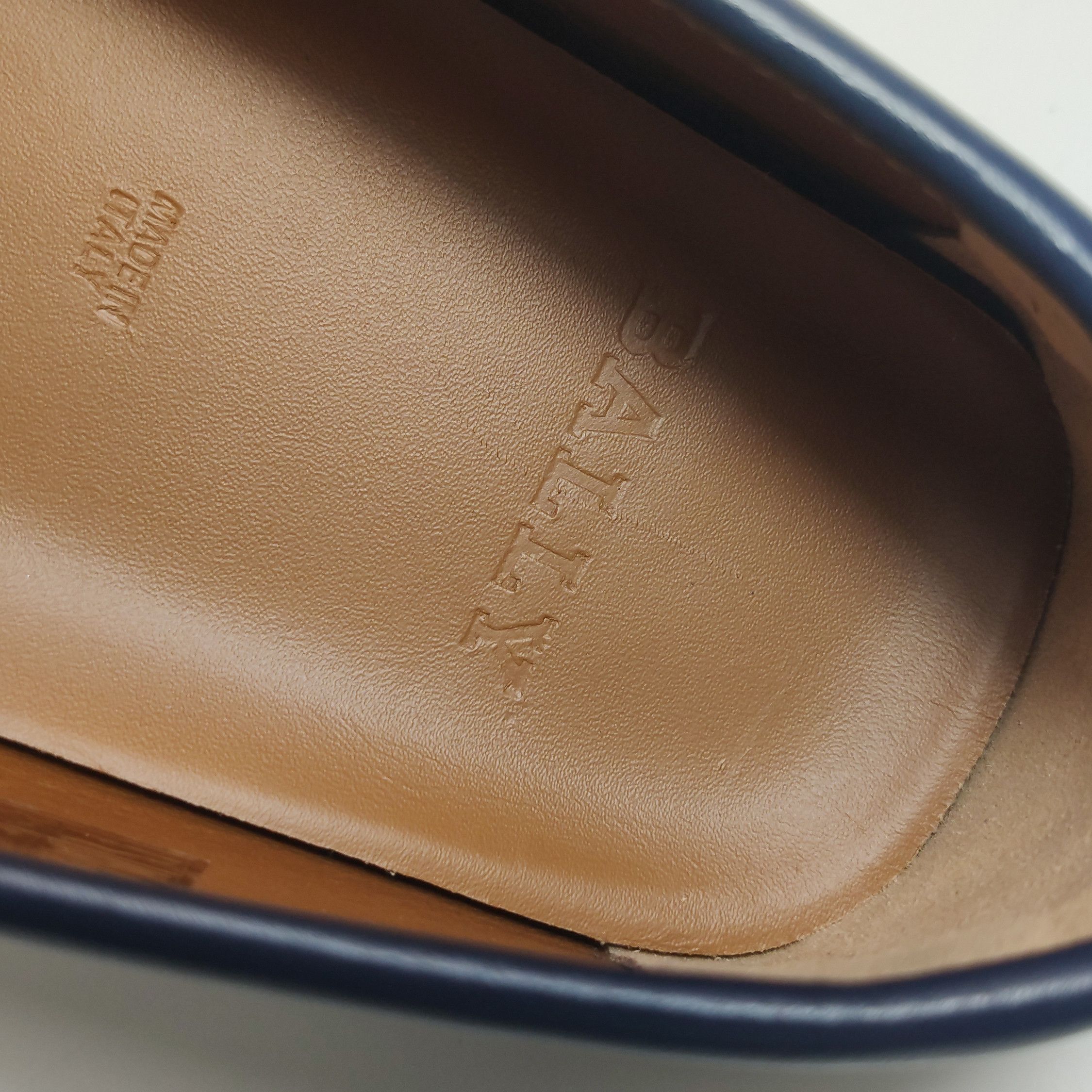 Bally Bally Stripe Logo Leather Loafers Size 10 Size US 10 / EU 43 - 10 Thumbnail