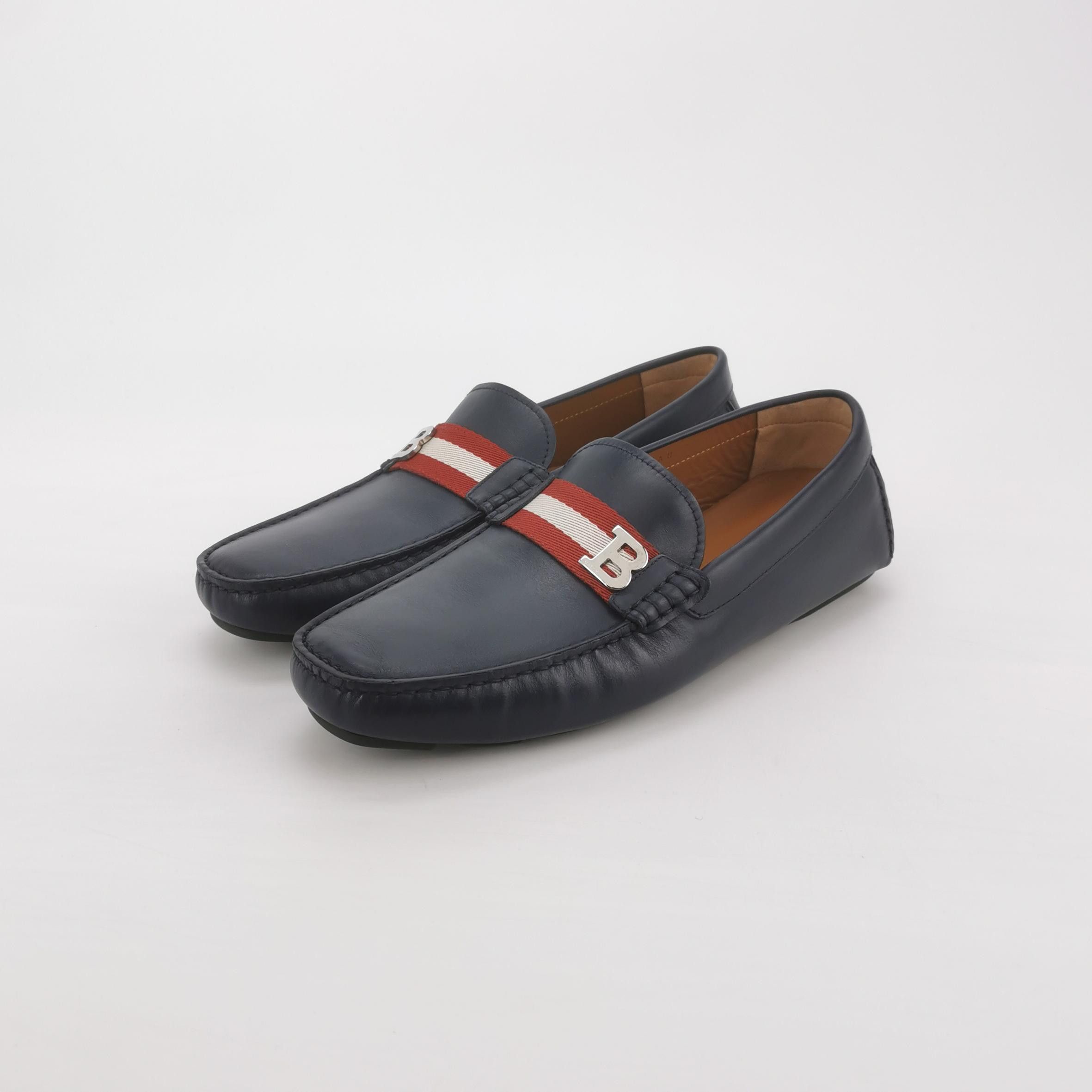 Bally Bally Stripe Buckle Leather Loafers 42 Size US 9 / EU 42 - 3 Thumbnail