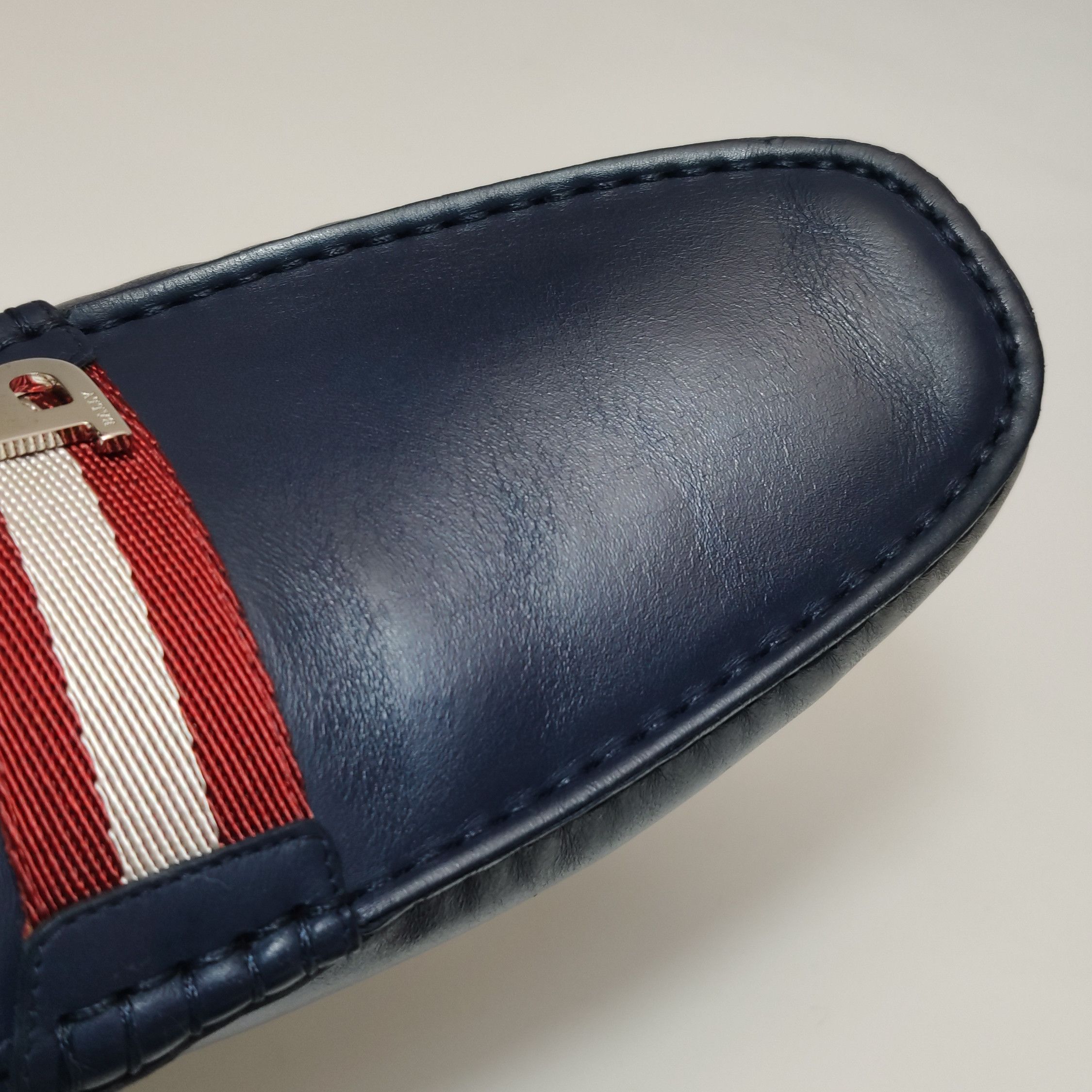 Bally Bally Stripe Buckle Leather Loafers 42 Size US 9 / EU 42 - 12 Thumbnail