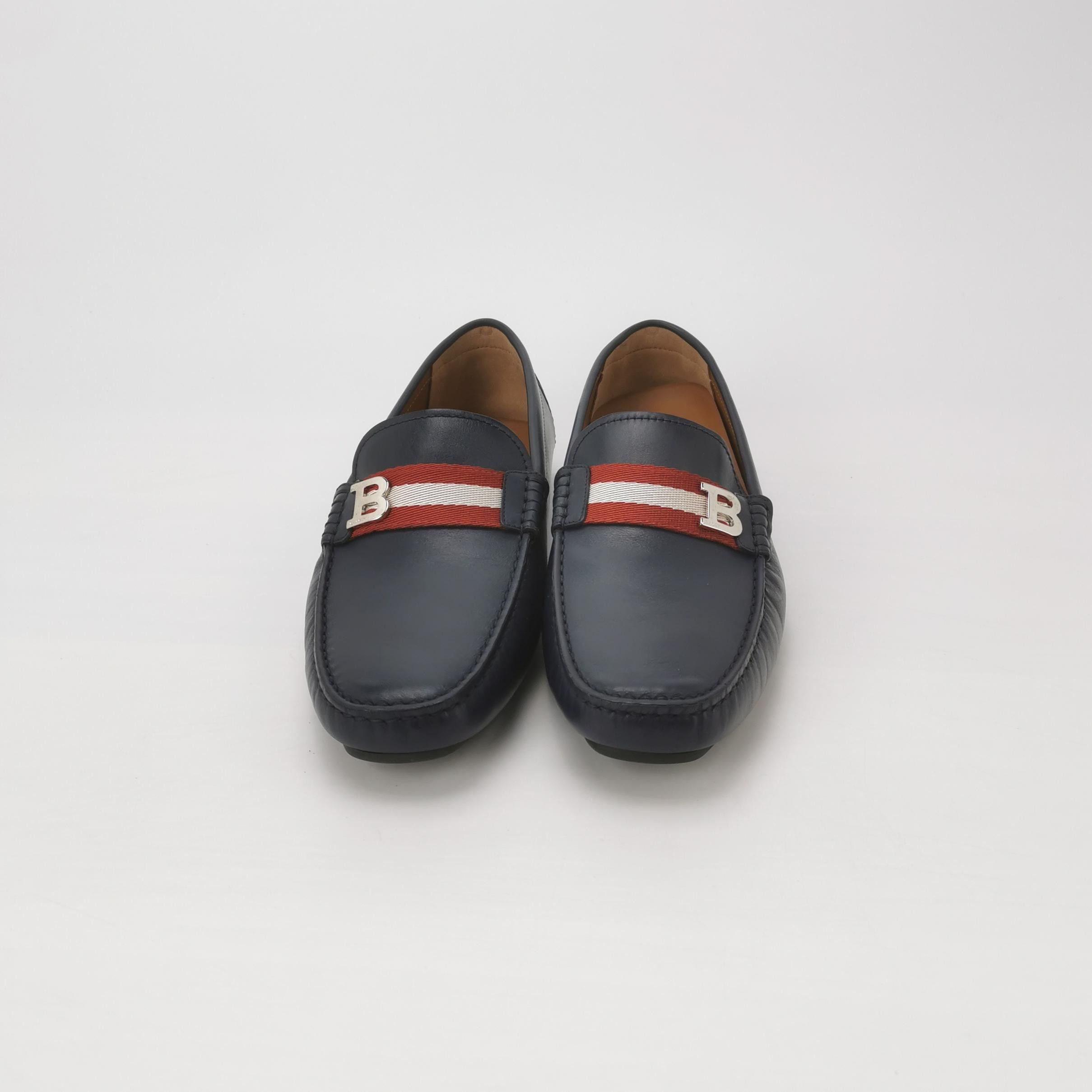 Bally Bally Stripe Buckle Leather Loafers 42 Size US 9 / EU 42 - 4 Thumbnail