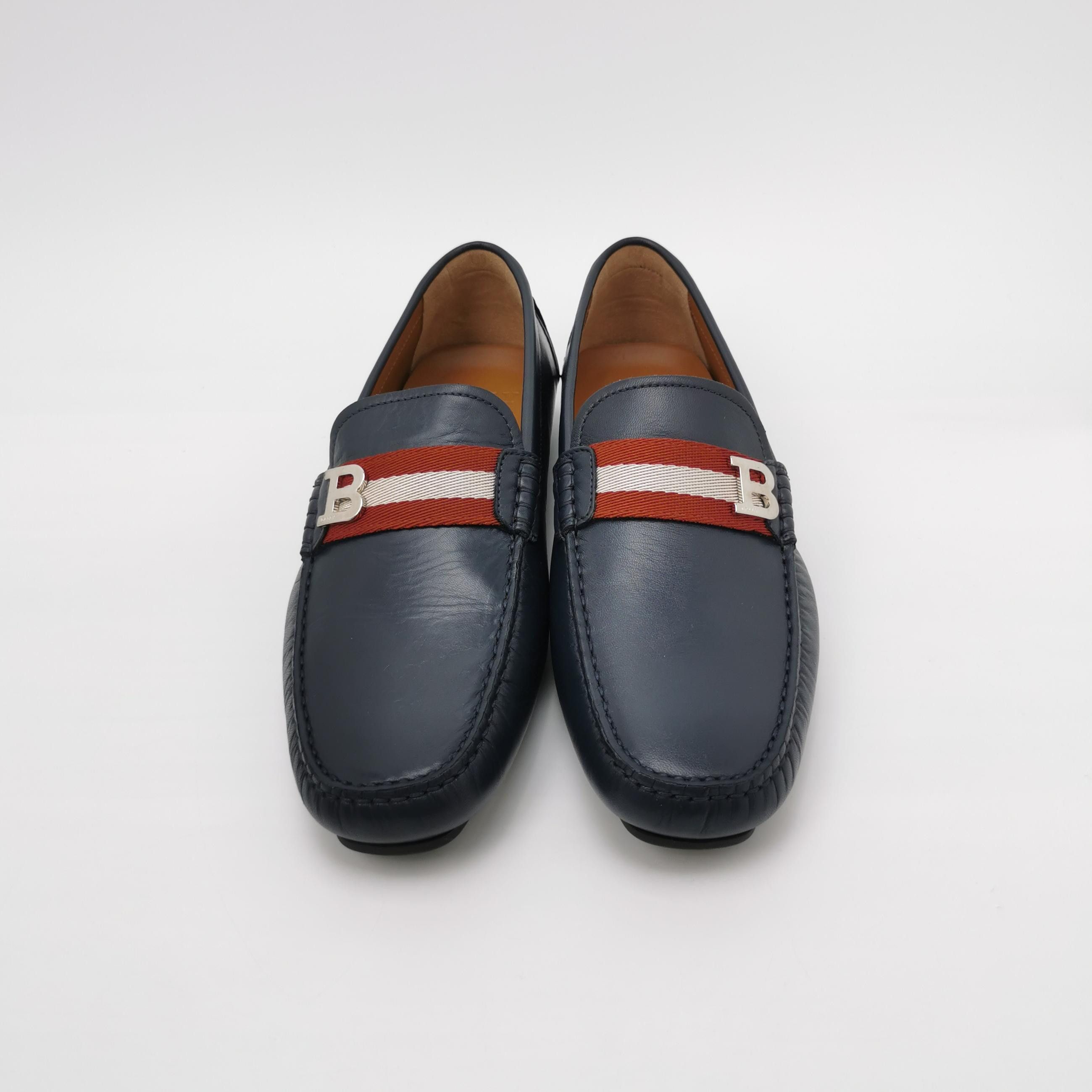 Bally Bally Stripe Logo Leather Loafers 41.5 Size US 8 / EU 41 - 4 Thumbnail