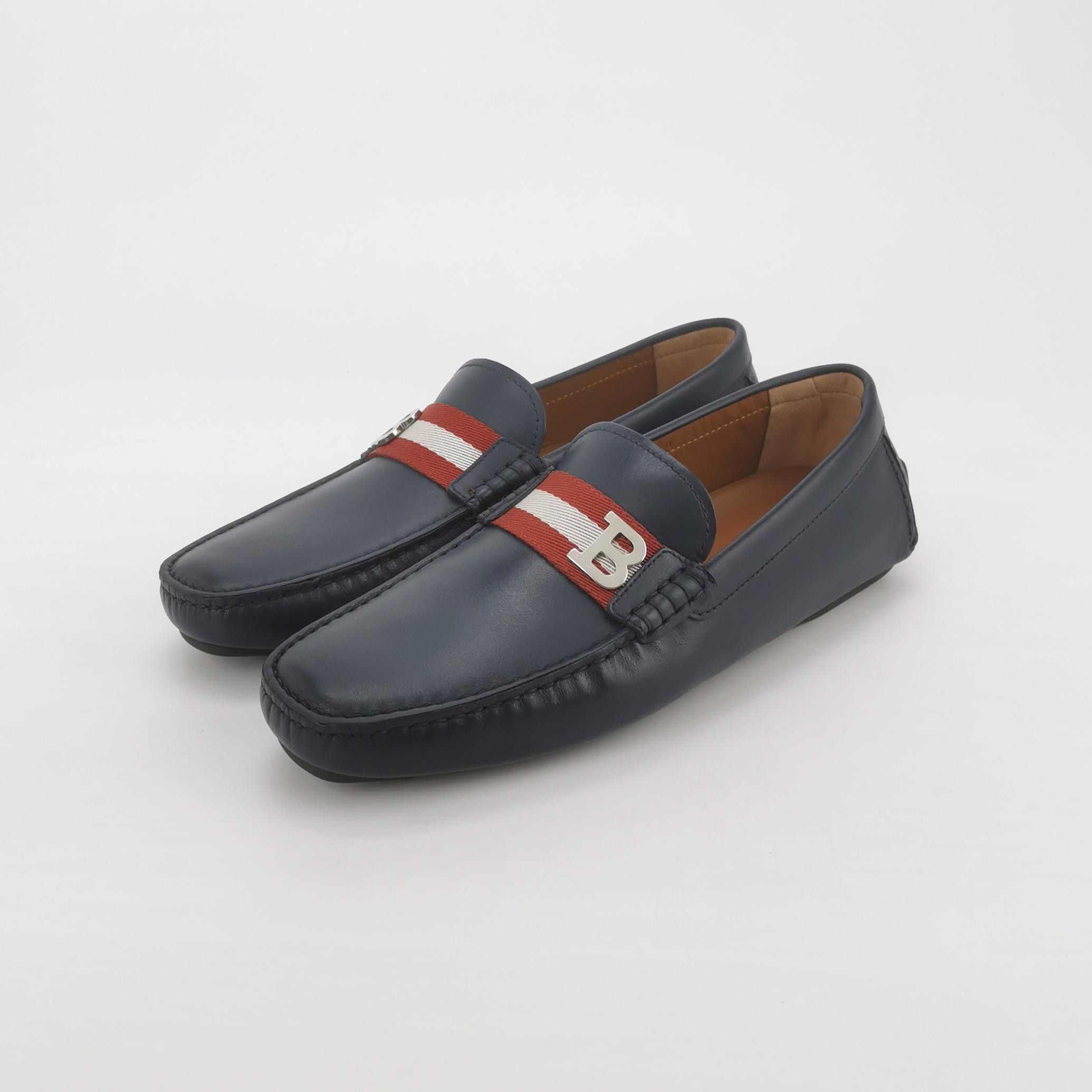 Bally Bally Striped B Logo Leather Loafers 40 Size US 7 / EU 40 - 3 Thumbnail