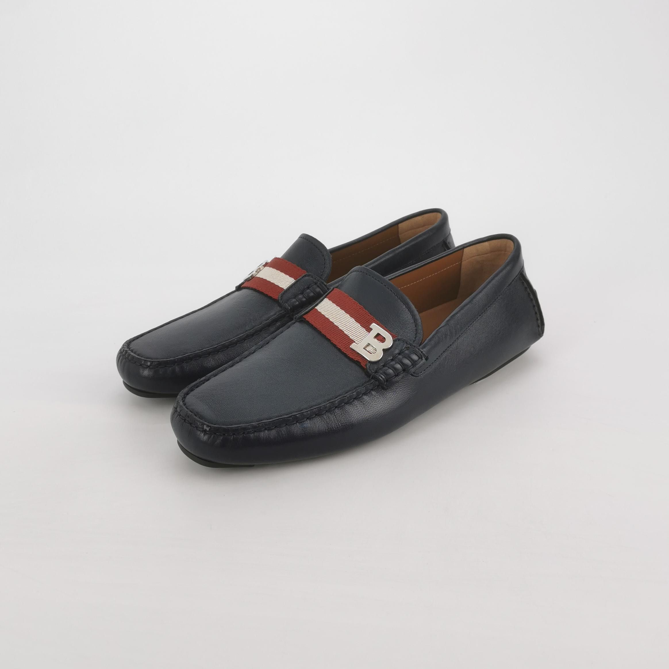 Bally Bally Stripe Logo Leather Loafers 41 Size US 8 / EU 41 - 3 Thumbnail