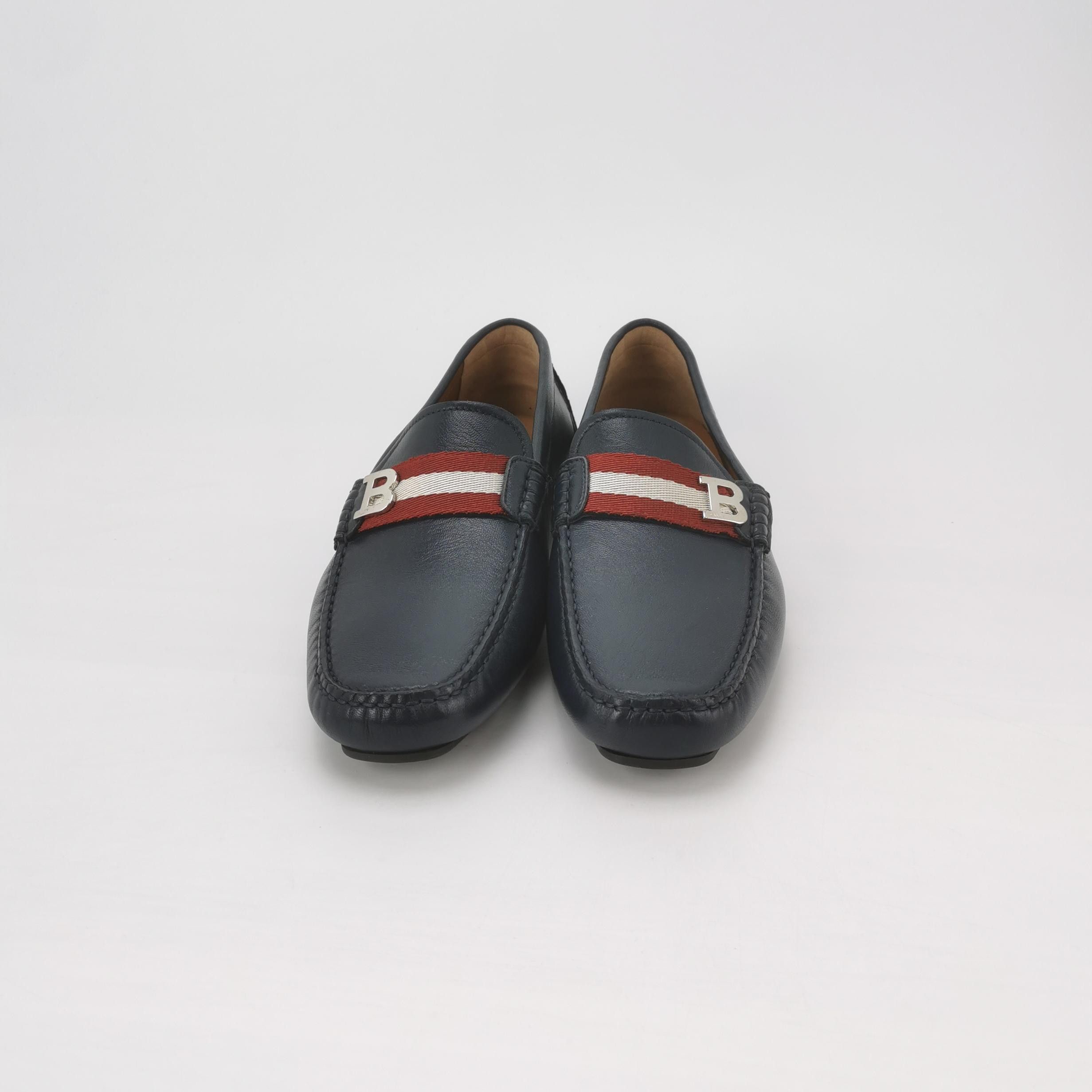 Bally Bally Stripe Logo Leather Loafers 41 Size US 8 / EU 41 - 4 Thumbnail