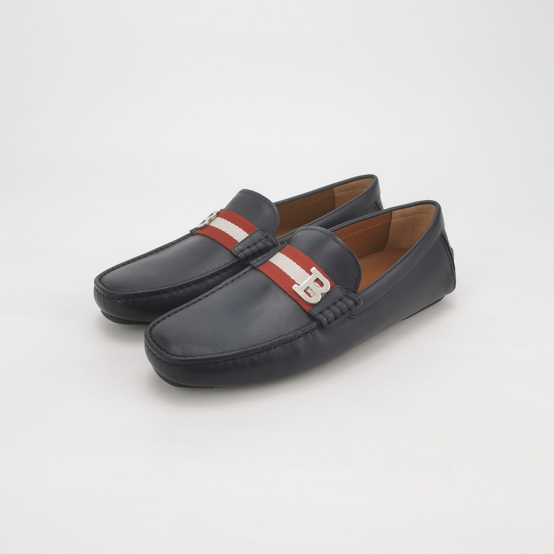 Bally Bally Stripe Logo Leather Loafers Size 40.5 Size US 7 / EU 40 - 3 Thumbnail