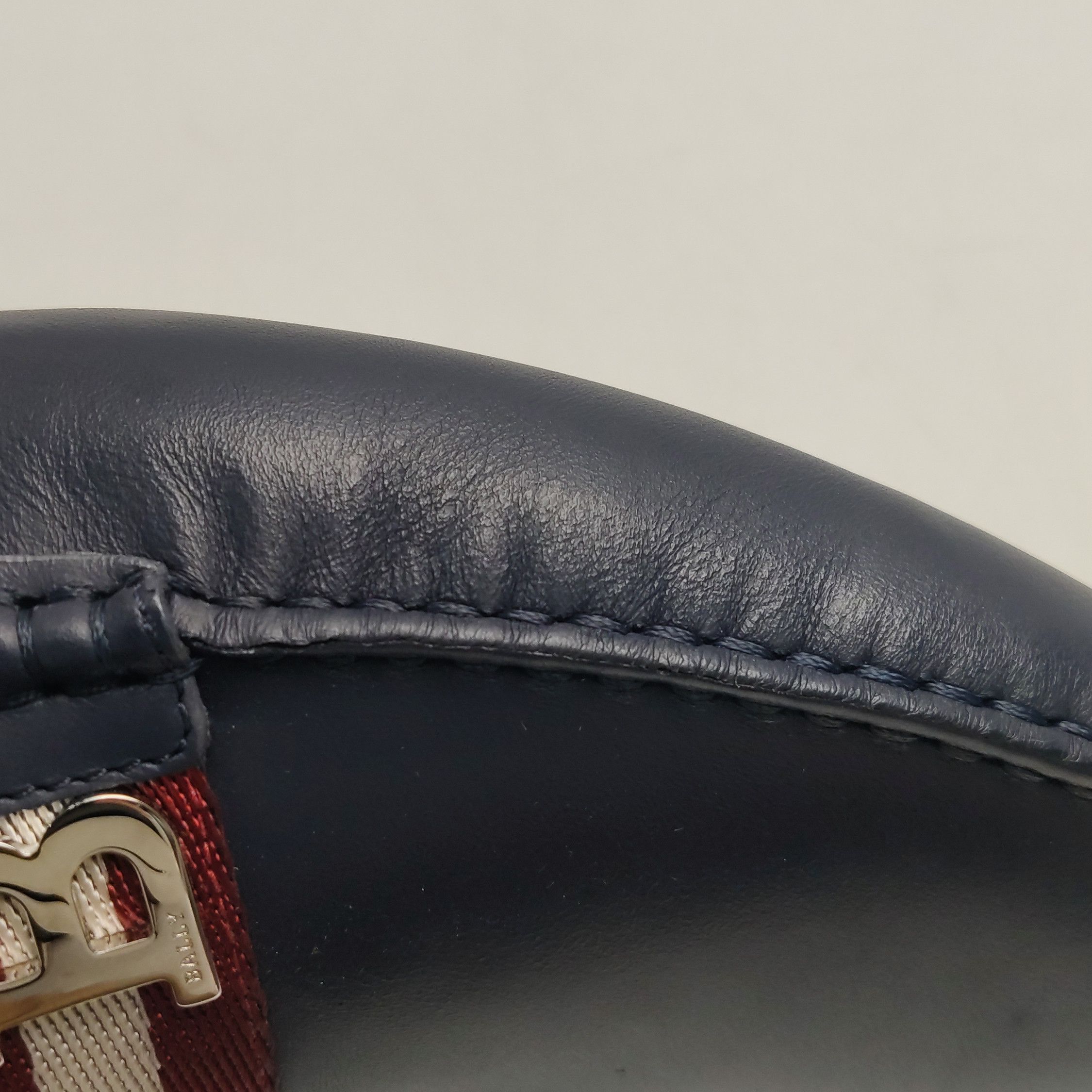 Bally Bally Striped Web Leather Drivers EU 40.5 Size US 7 / EU 40 - 12 Thumbnail