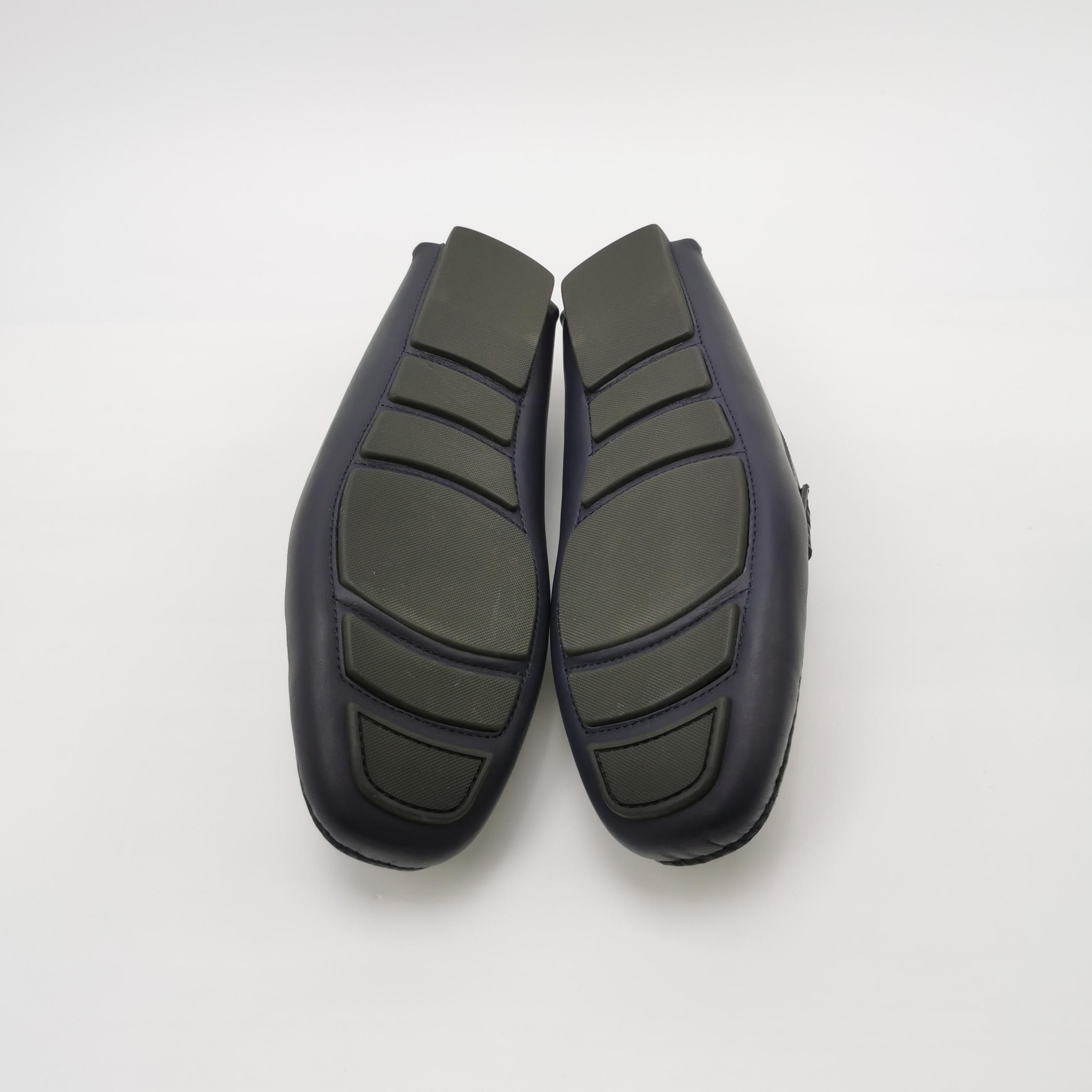 Bally Bally Striped Web Leather Drivers EU 40.5 Size US 7 / EU 40 - 6 Thumbnail