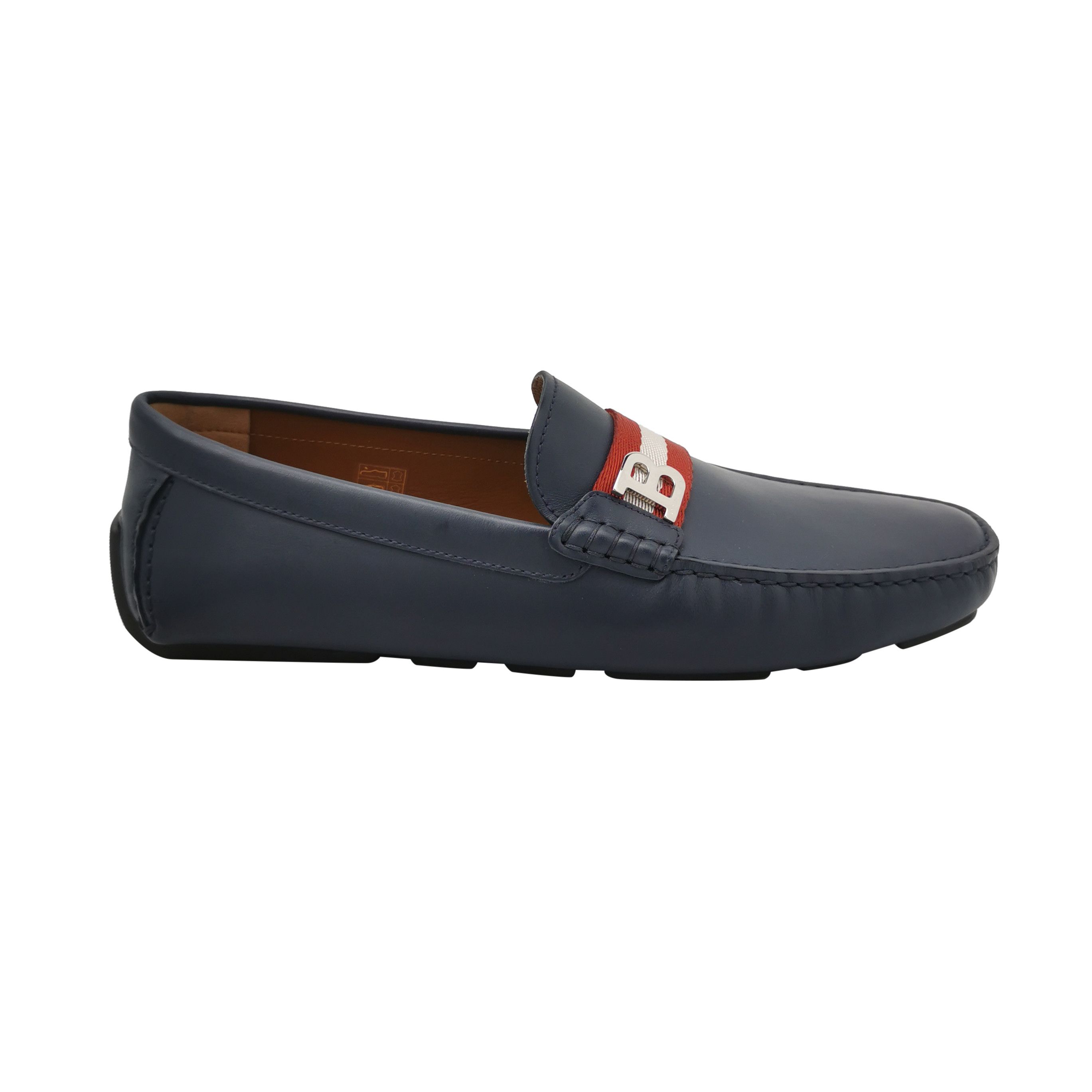 Bally Bally Stripe Logo Leather Loafers 42.5 Size US 9 / EU 42 - 2 Thumbnail