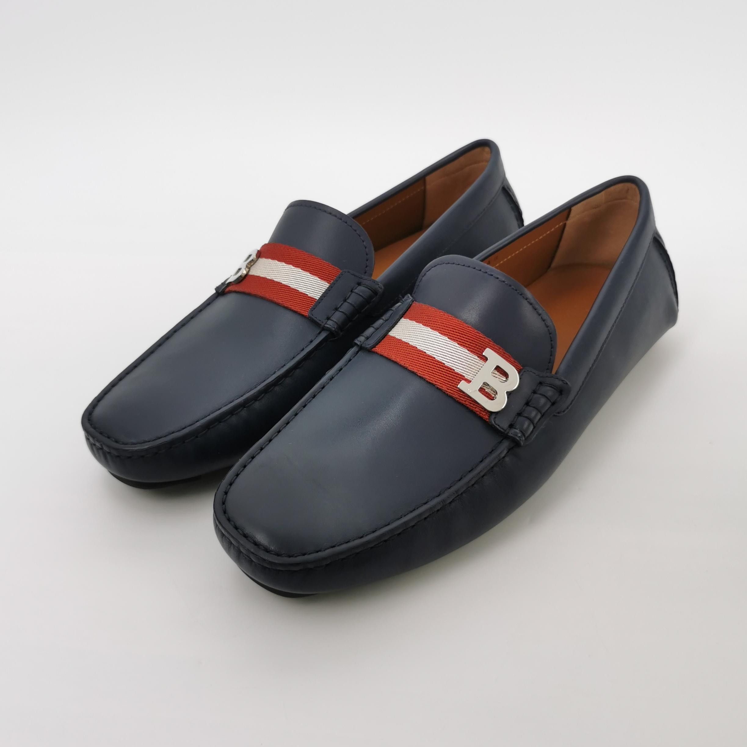 Bally Bally Stripe Logo Leather Loafers 42.5 Size US 9 / EU 42 - 3 Thumbnail