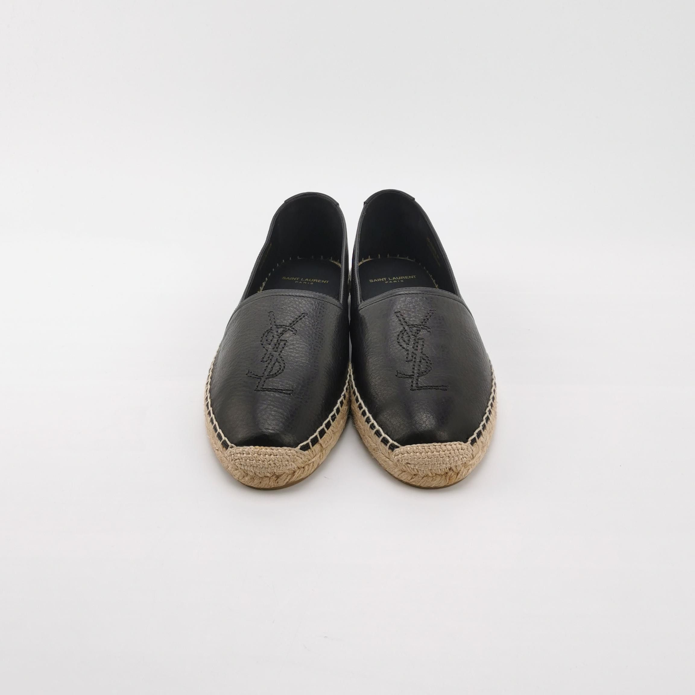 Saint Laurent Paris Saint Laurent Logo Leather Espadrilles 41 Size US 8 / EU 41 - 4 Thumbnail