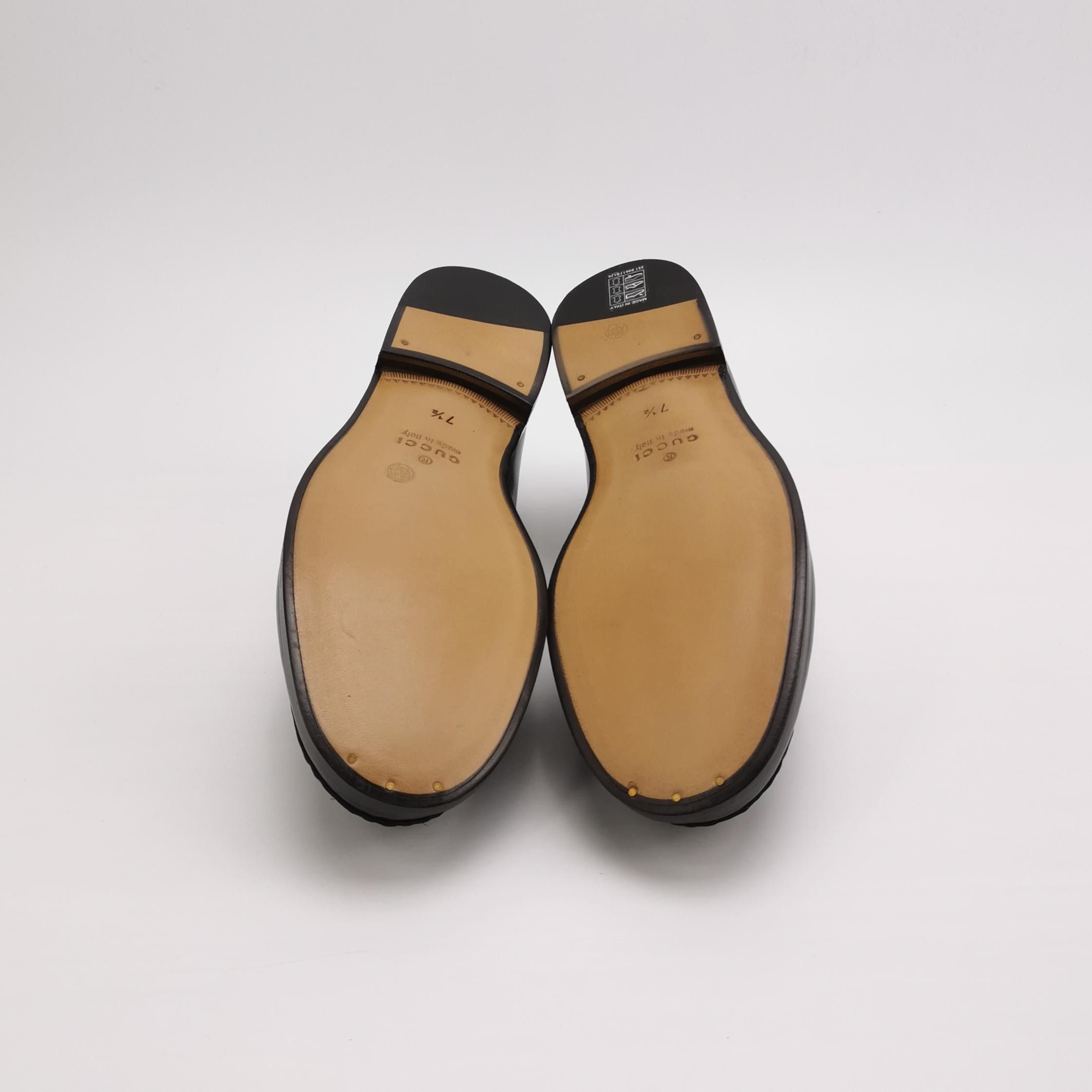 Gucci Gucci Leather Horsebit Loafers EU 41.5 Size US 8 / EU 41 - 5 Thumbnail