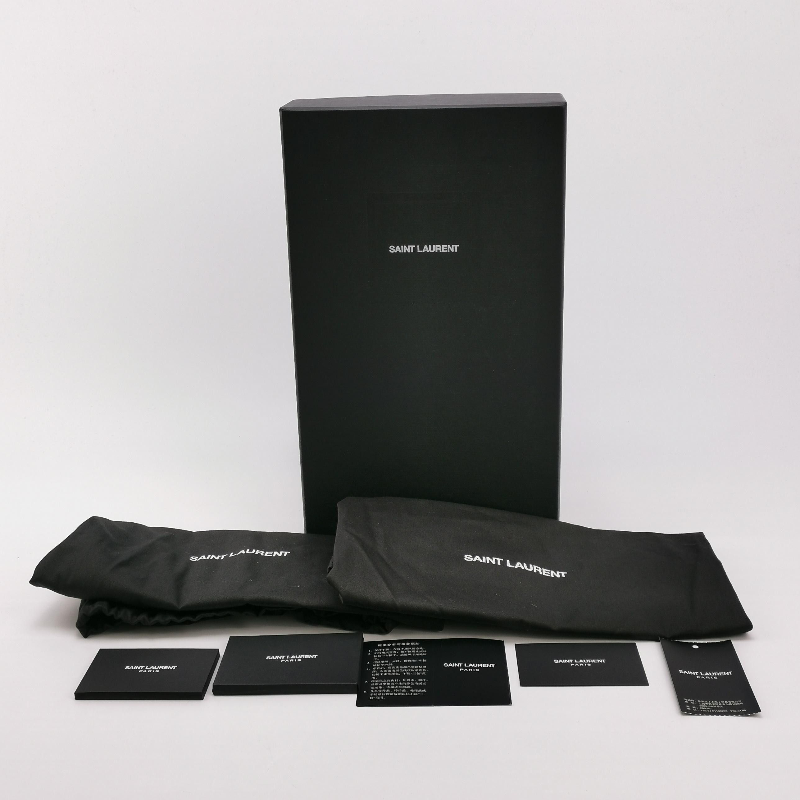 Saint Laurent Paris Saint Laurent Leather YSL Espadrilles 40 Size US 7 / EU 40 - 7 Thumbnail