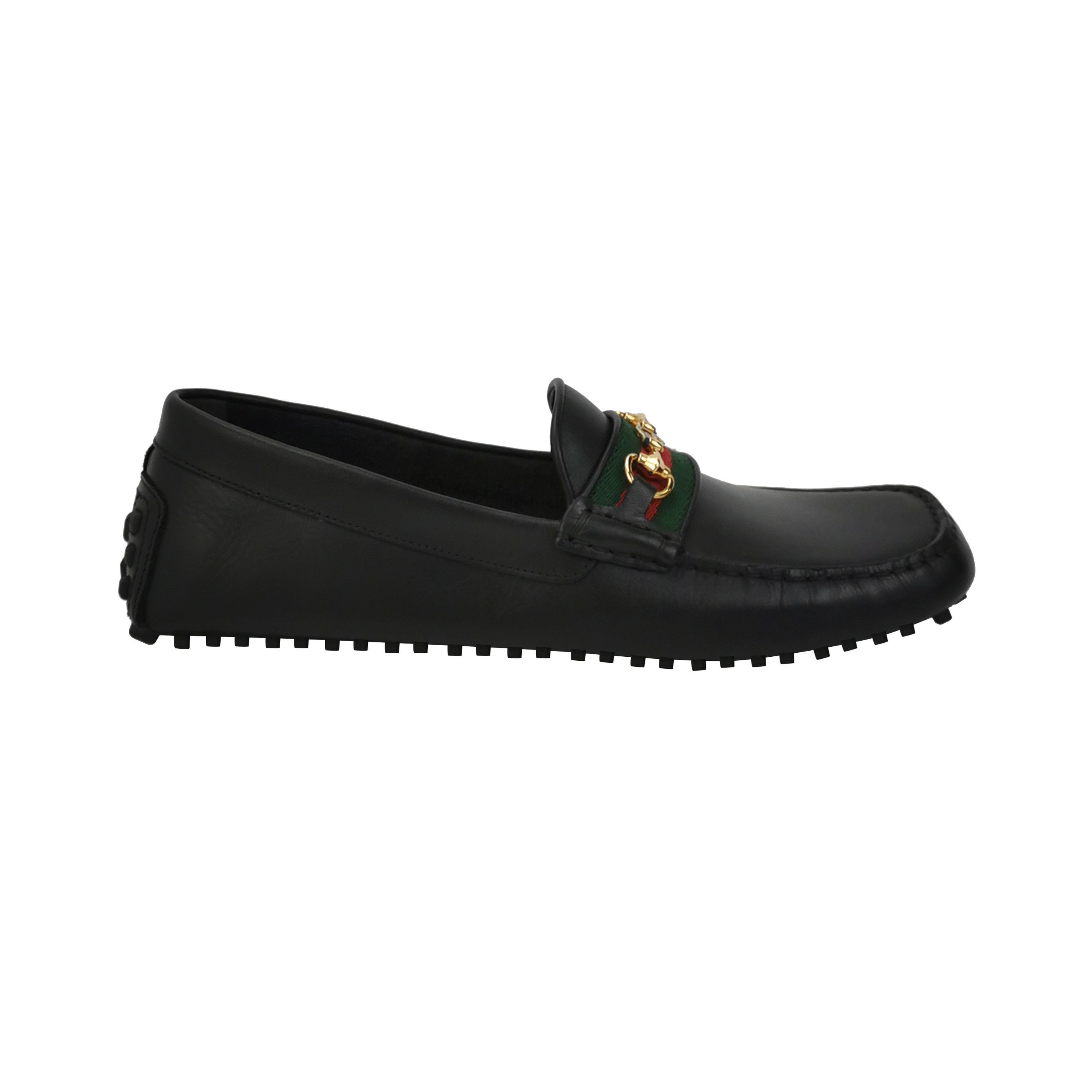 Gucci Gucci Horsebit Web Stripe Leather Drivers Size 43 Size US 10 / EU 43 - 2 Thumbnail