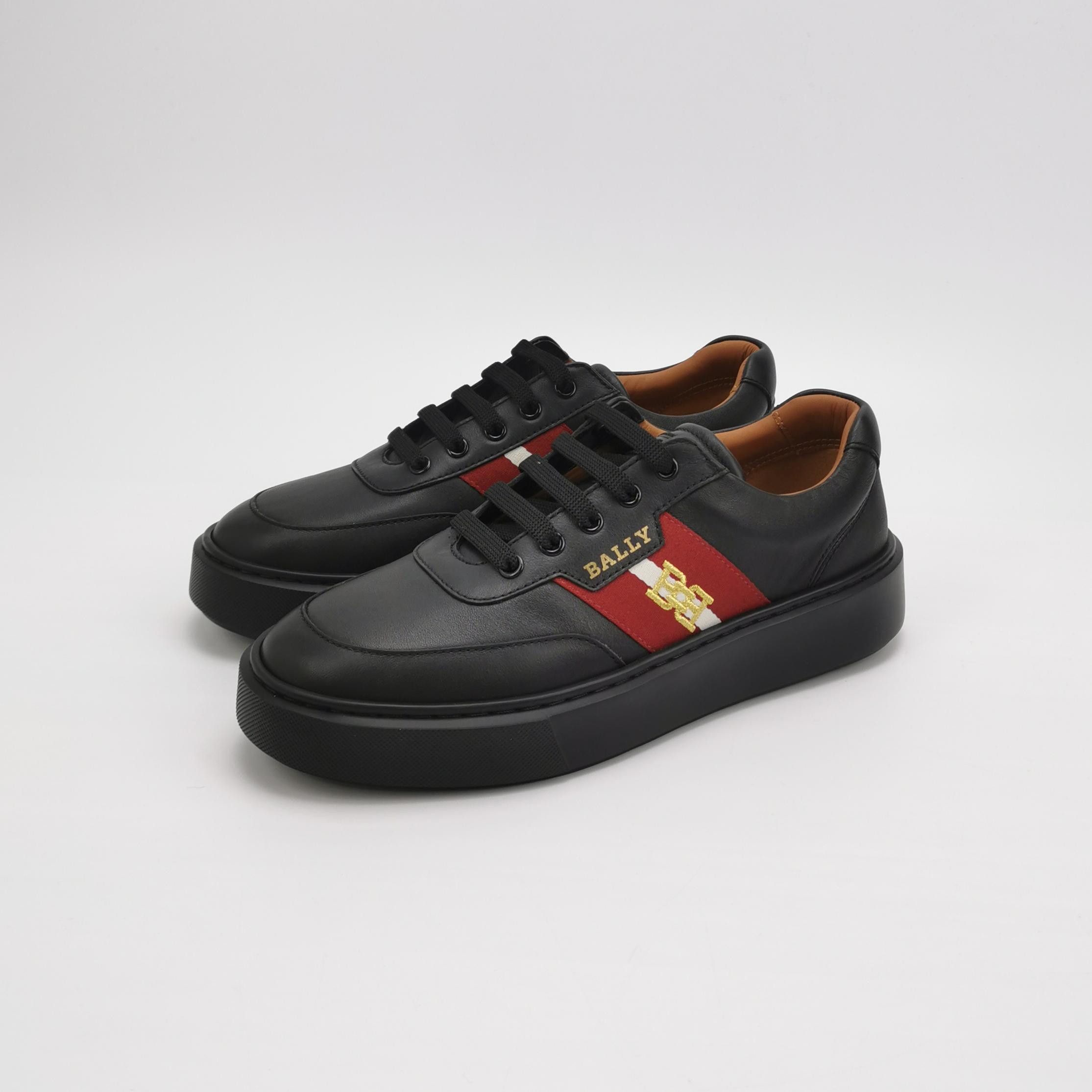 Bally Bally Stripe Leather Low-Top Sneakers EU 40 Size US 7 / EU 40 - 3 Thumbnail