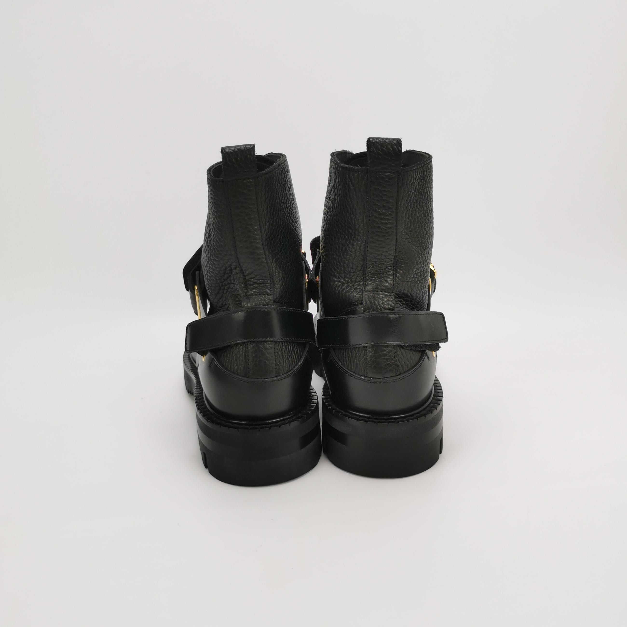 Versace Versace Leather Medusa Lace-Up Boots EU 40 Size US 7 / EU 40 - 5 Thumbnail