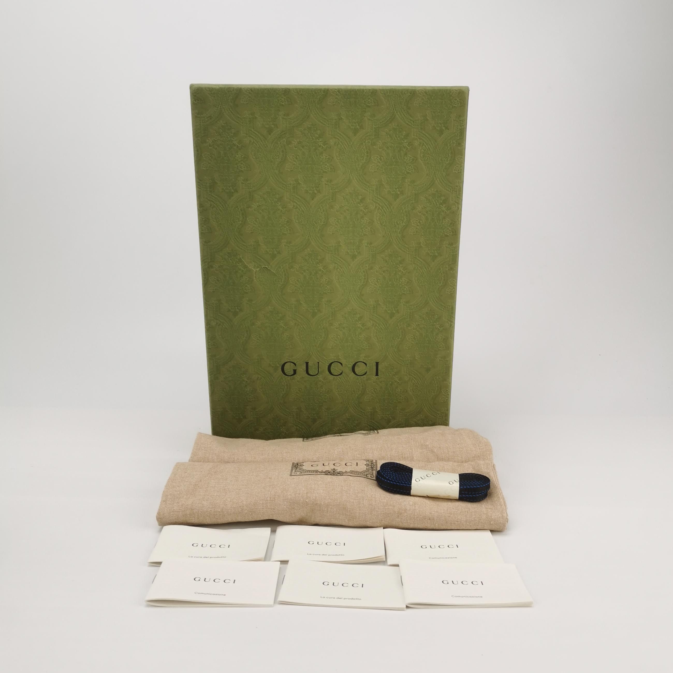 Gucci Gucci Basket Leather Low-Top Sneakers 41 Size US 8 / EU 41 - 7 Thumbnail