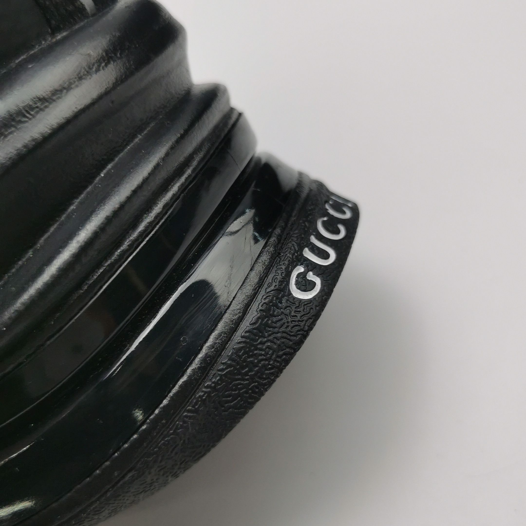 Gucci Gucci Black Interlocking G Run Sneakers 38.5 Size US 5.5 / EU 38 - 9 Thumbnail