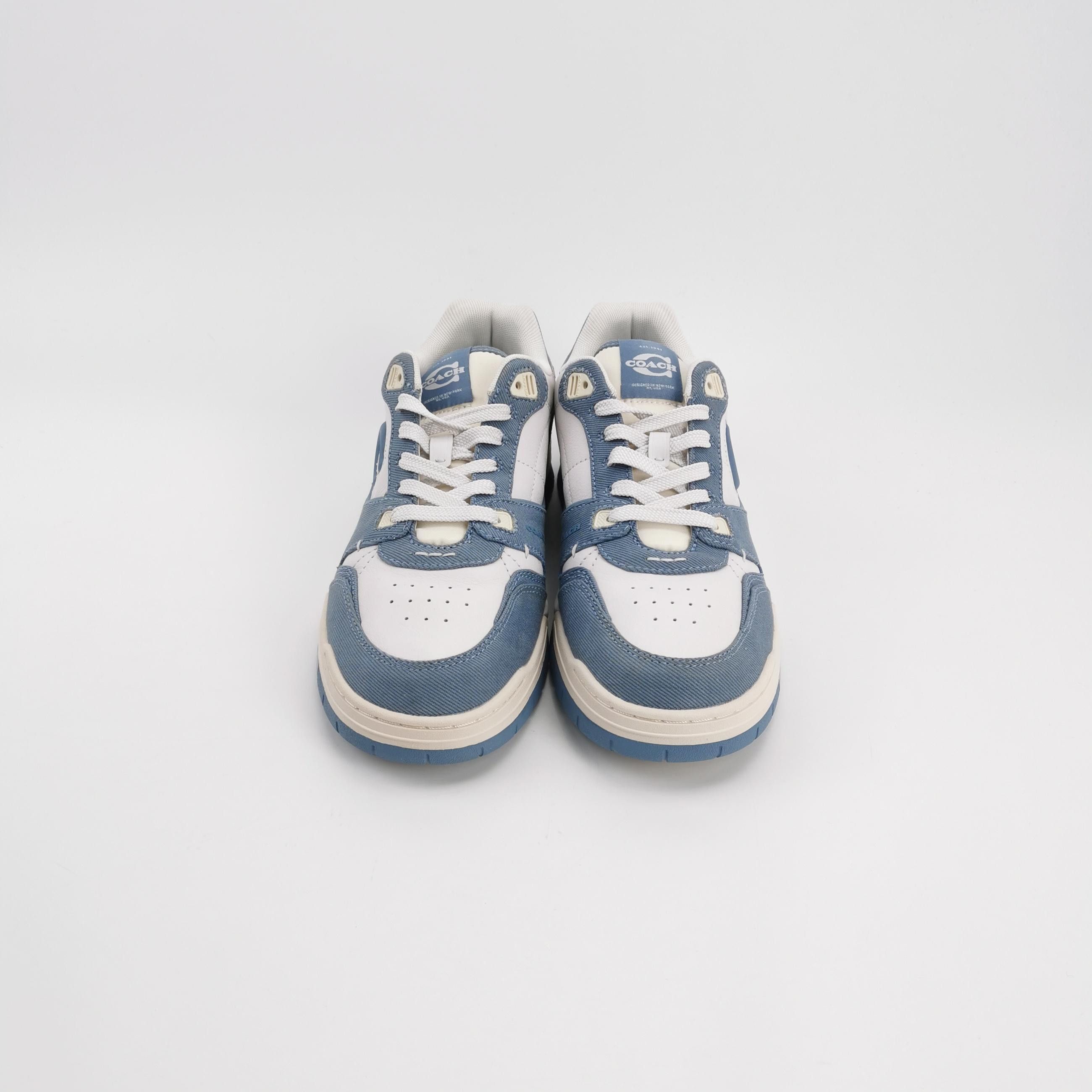 Coach Coach Soho Leather Canvas Low Top Sneakers EU 42 Size US 9 / EU 42 - 4 Thumbnail