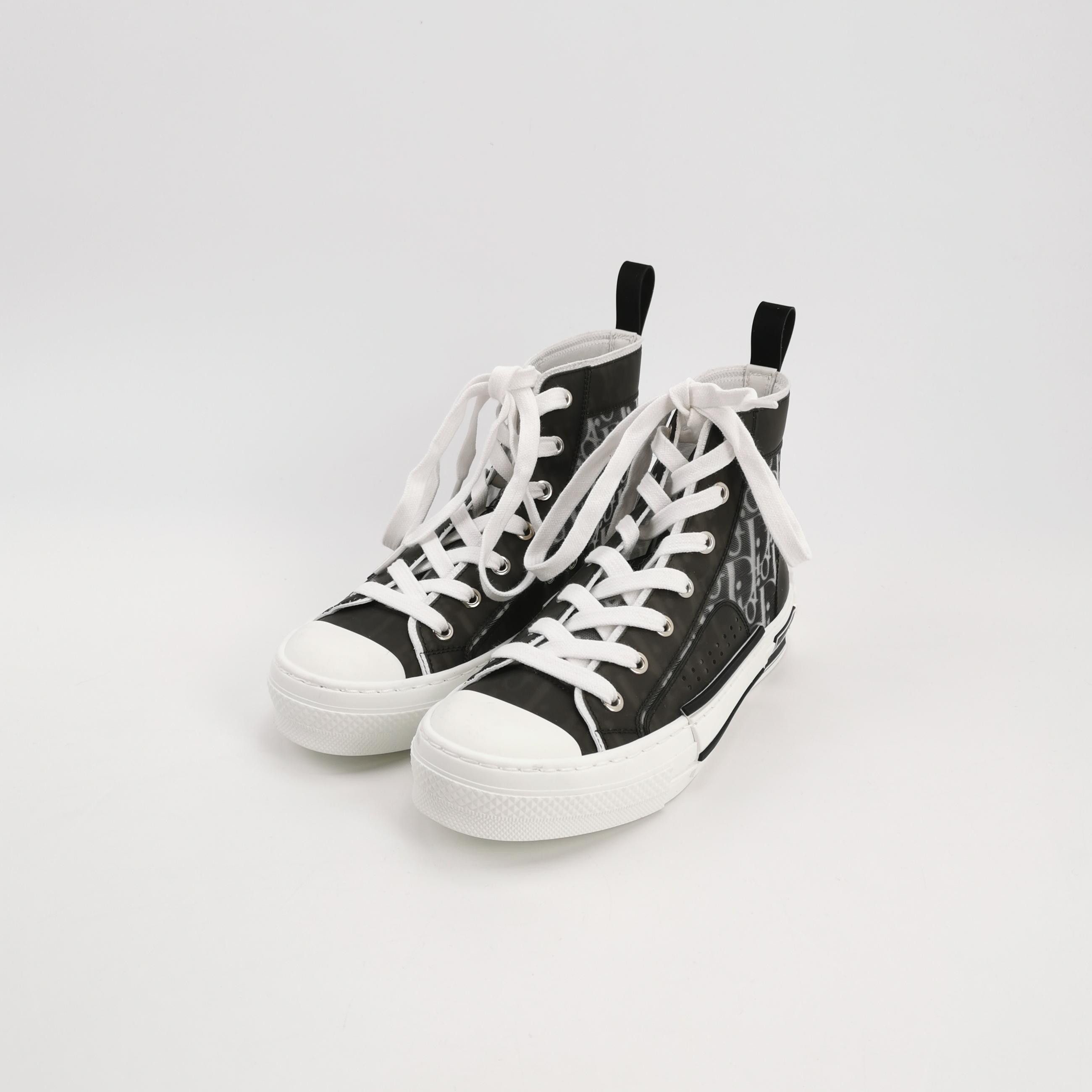 Dior Dior Oblique Print B23 High-Top Sneakers 37 Size US 7 / IT 37 - 3 Thumbnail