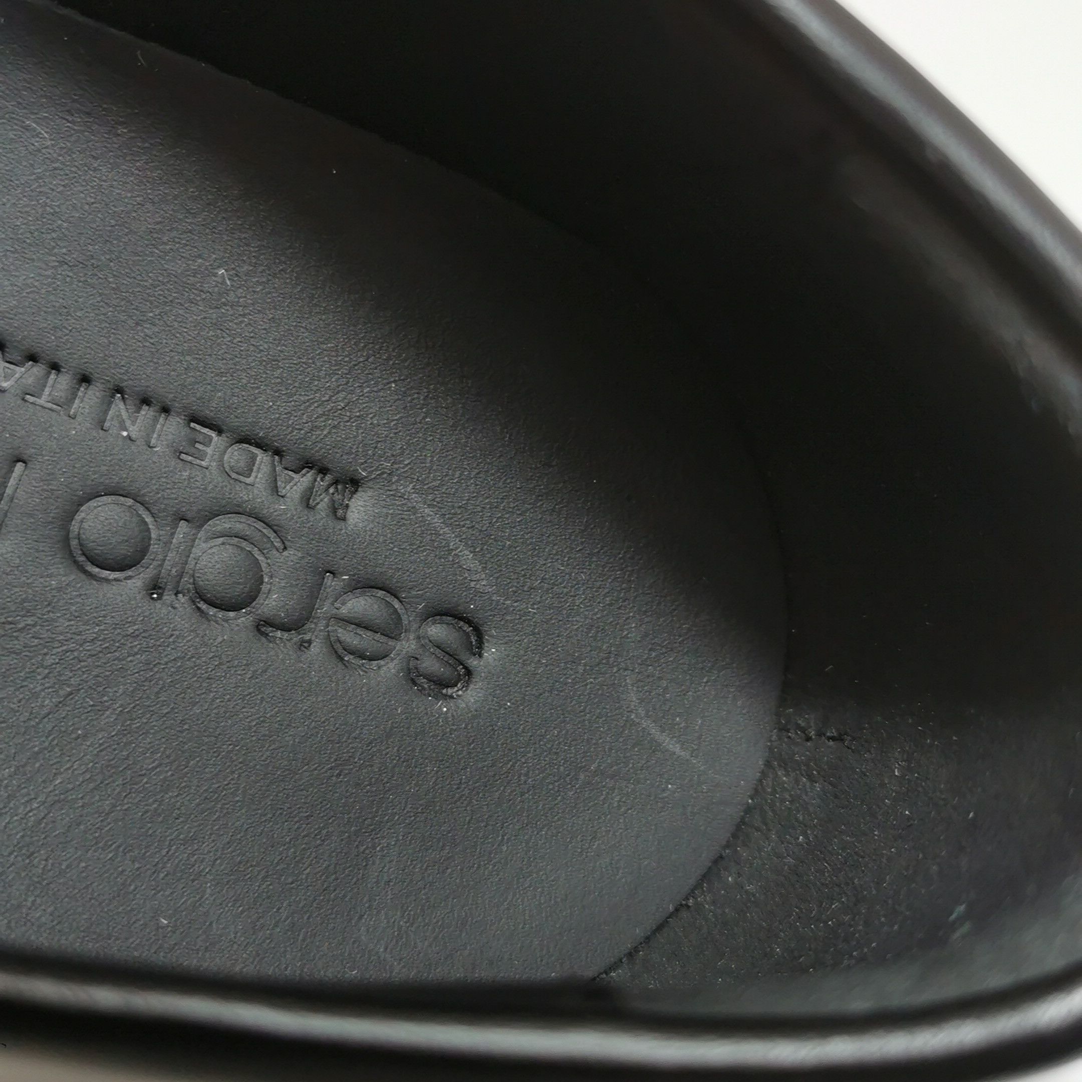 Sergio Rossi Sergio Rossi Black Leather Lug Sole Loafers 39 Size US 6 / EU 39 - 9 Thumbnail