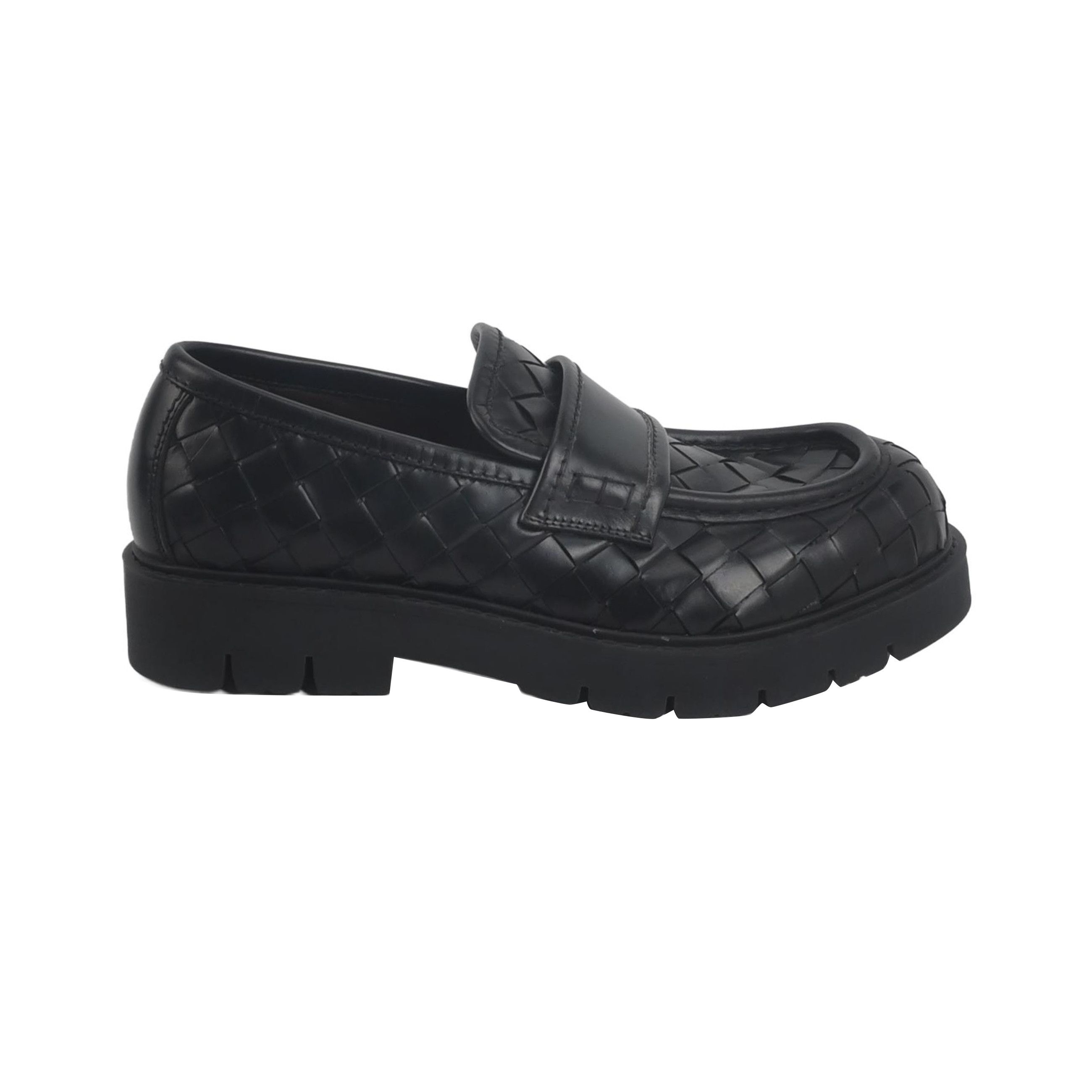 Bottega Veneta Bottega Veneta Intrecciato Leather Loafers 44 Size US 11 / EU 44 - 2 Thumbnail