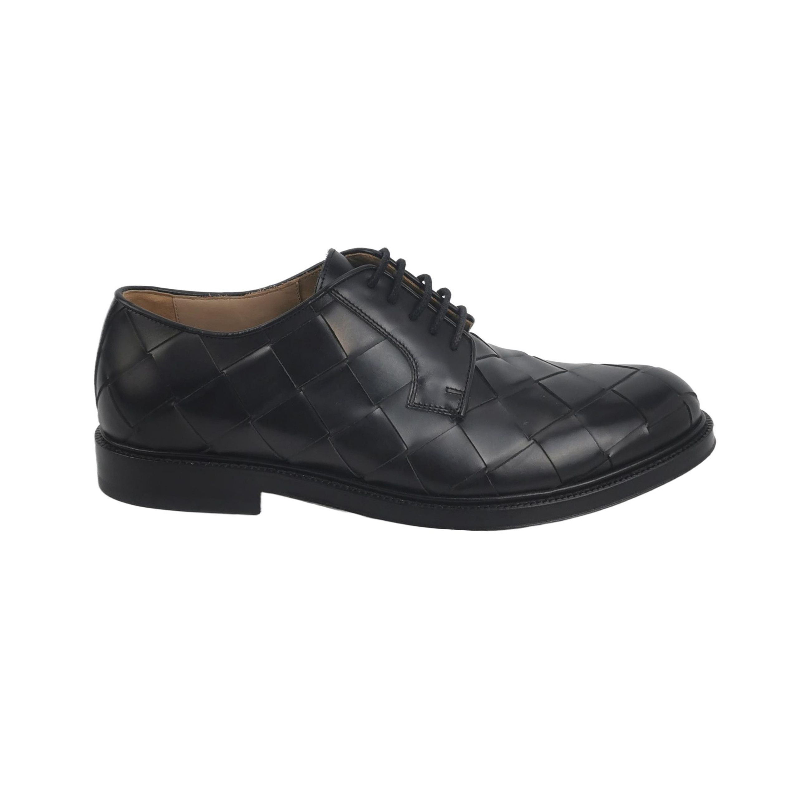 Bottega Veneta Bottega Veneta Intrecciato Leather Derby Shoes 44 Size US 11 / EU 44 - 2 Thumbnail