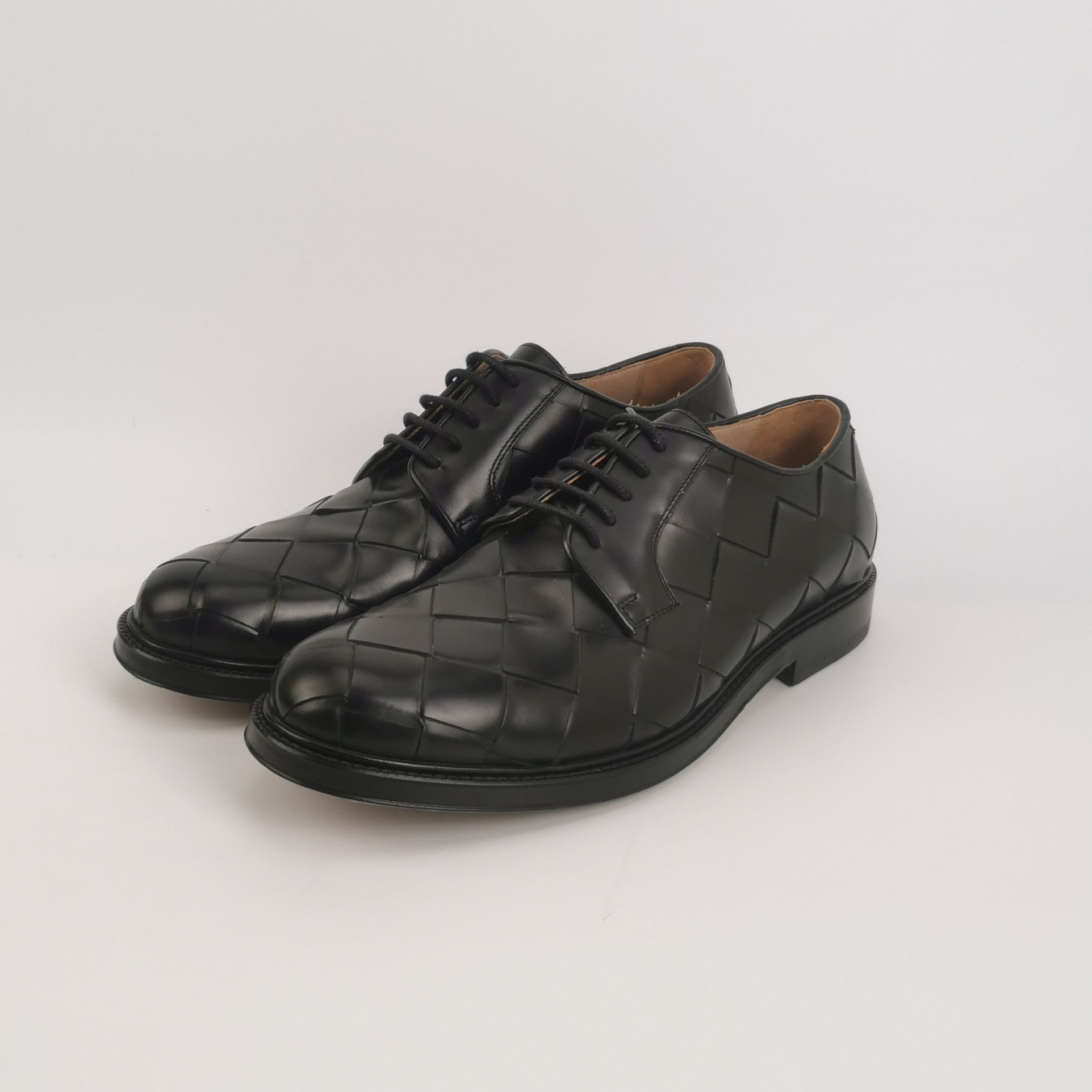 Bottega Veneta Bottega Veneta Intrecciato Leather Derby Shoes 44 Size US 11 / EU 44 - 3 Thumbnail