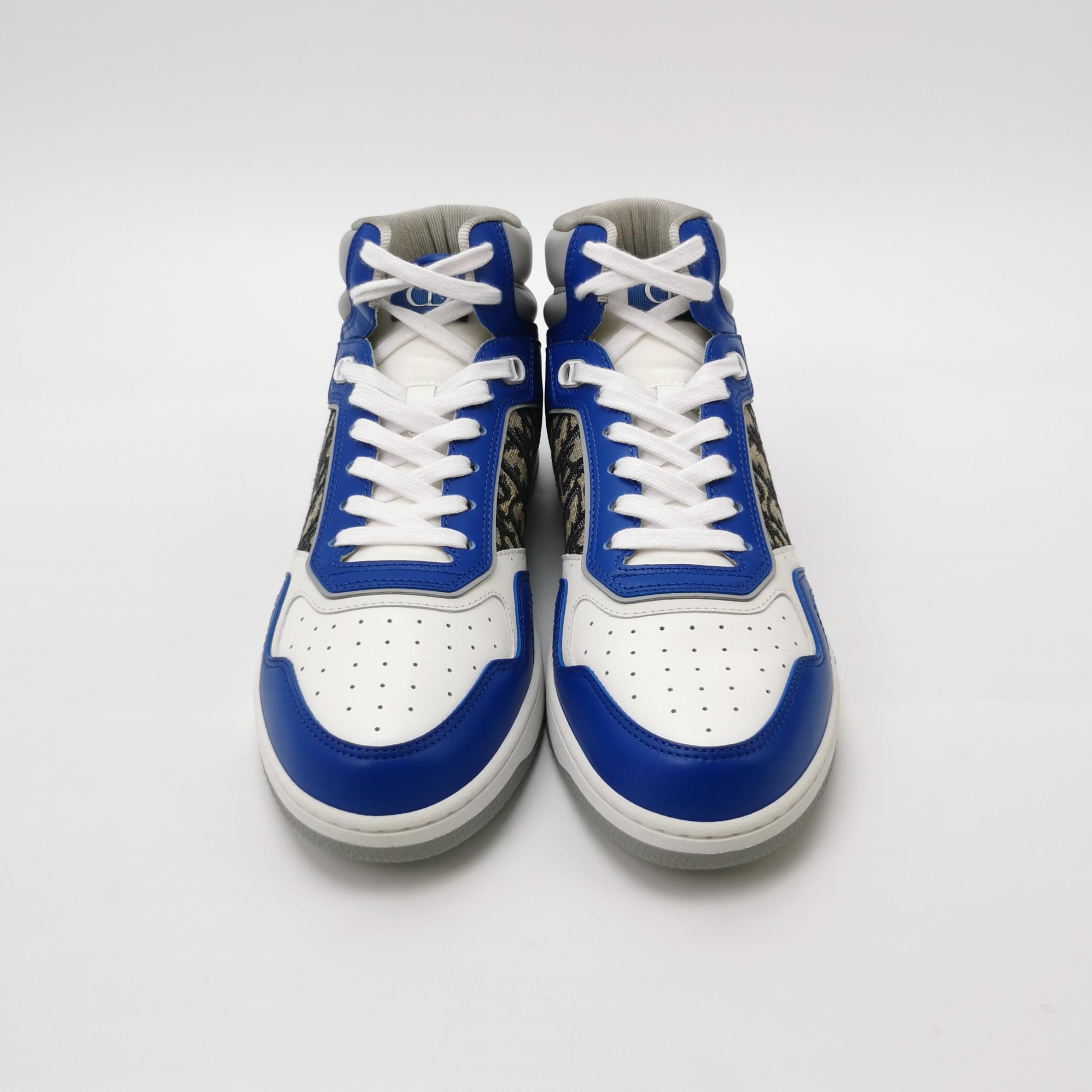 Dior Dior B27 Blue Oblique Hi-Top Sneakers 42 Size US 9 / EU 42 - 4 Thumbnail