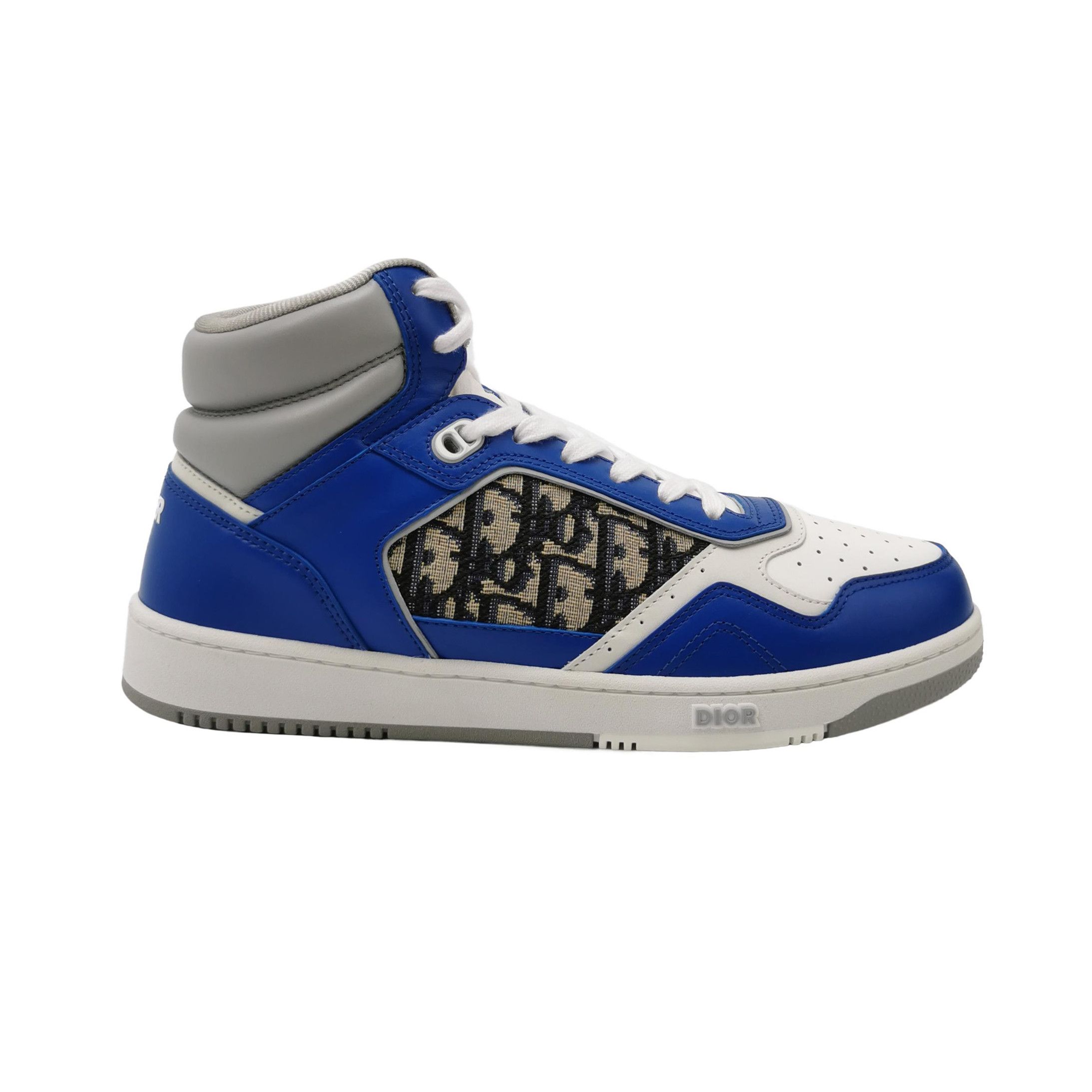 Dior Dior B27 Blue Oblique Hi-Top Sneakers 42 Size US 9 / EU 42 - 2 Thumbnail