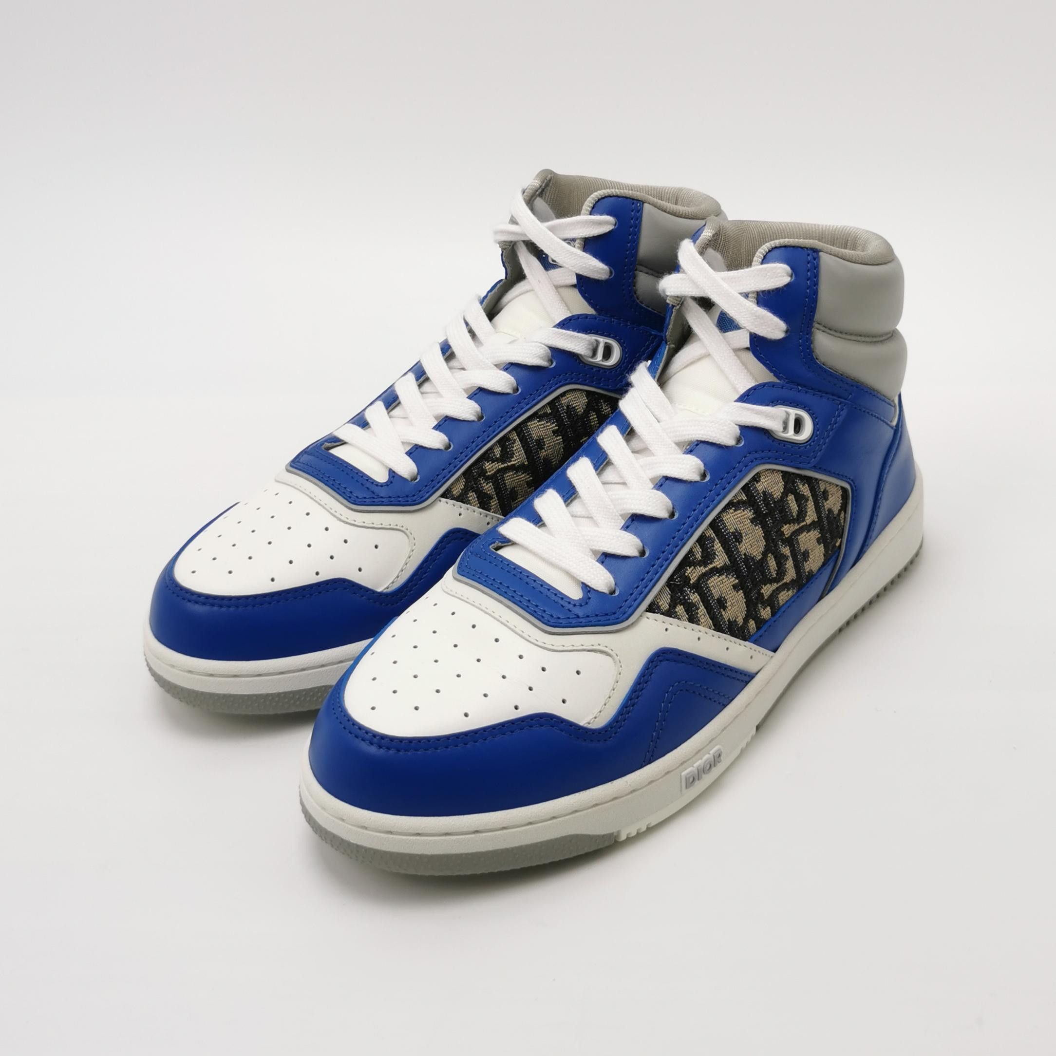 Dior Dior B27 Blue Oblique Hi-Top Sneakers 42 Size US 9 / EU 42 - 3 Thumbnail